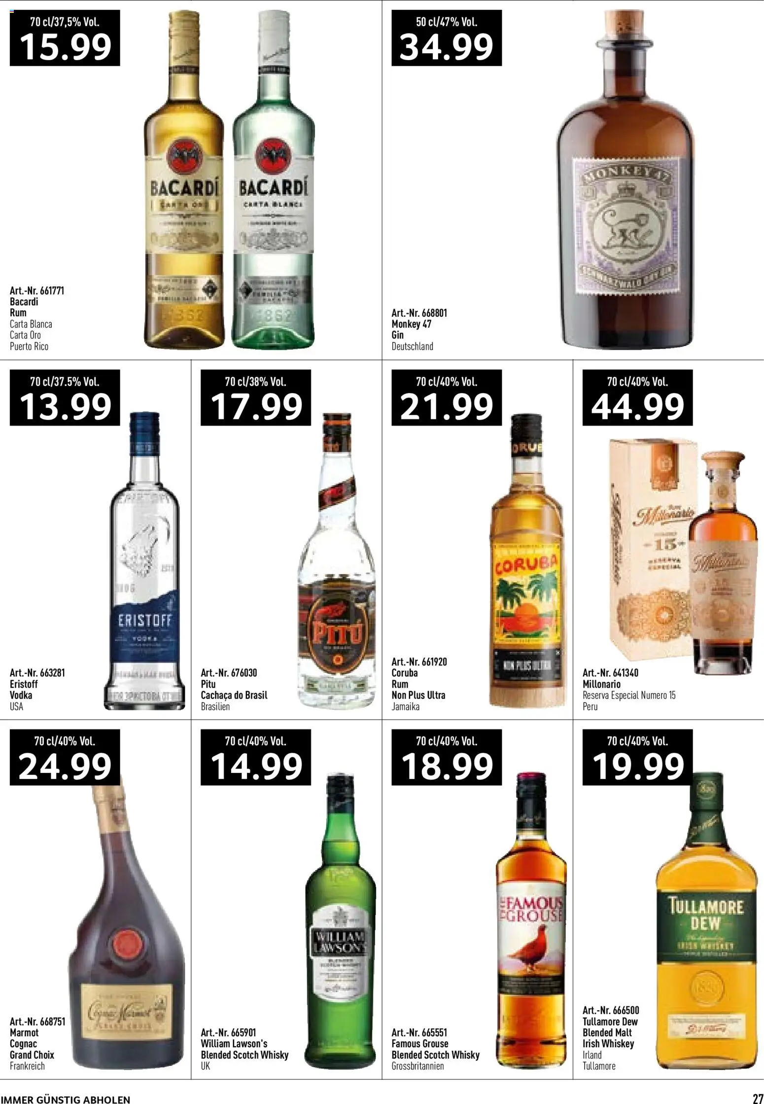 Prodega aktionen – gültig ab 20.04.2026 | Seite: 27 | Produkte: Whiskey