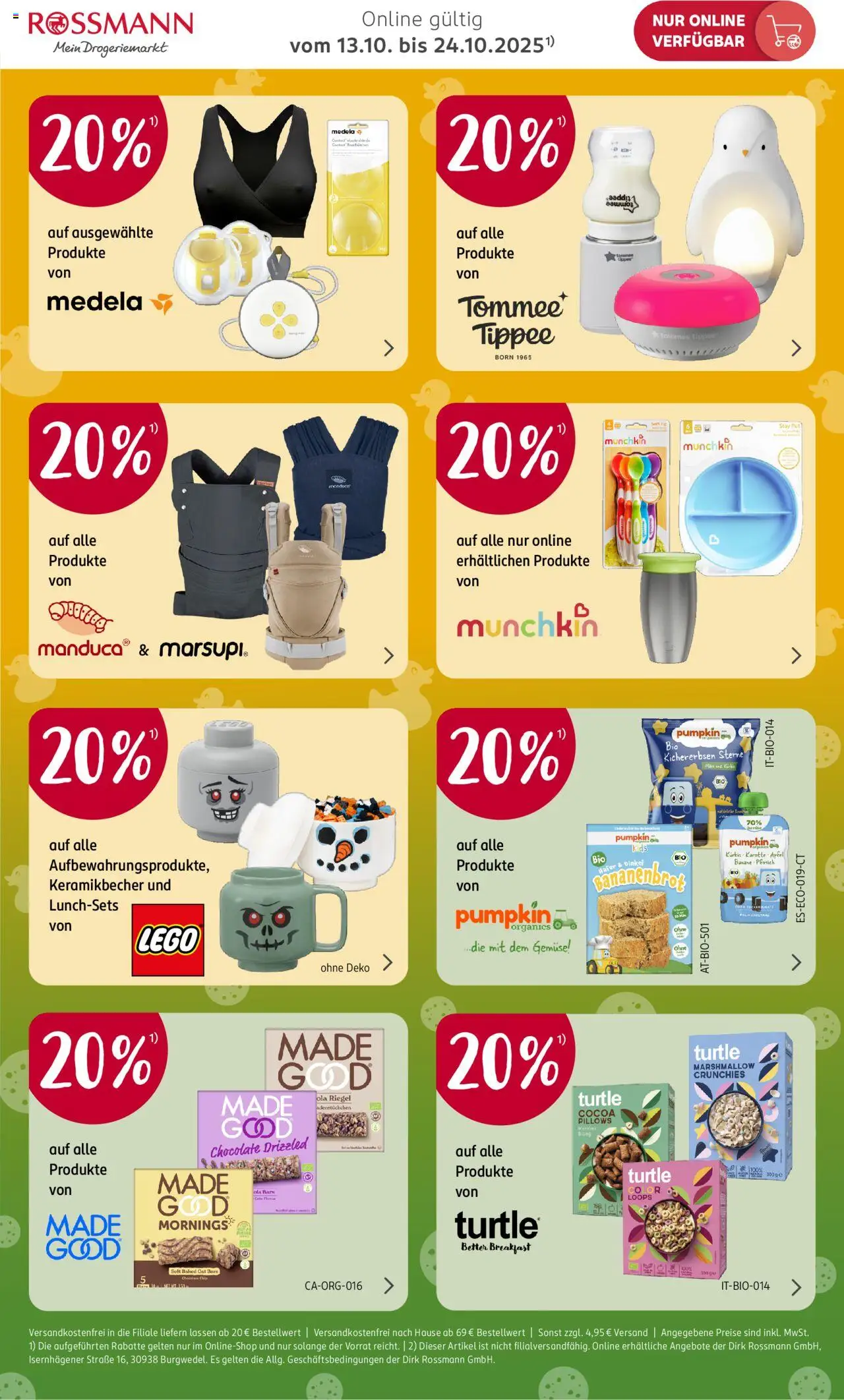 Rossmann Onlineprospekt – gültig ab 13.10.2025 | Seite: 2 | Produkte: Gemüse, Kürbis