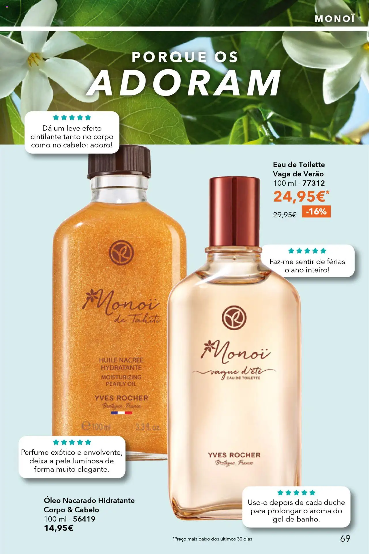 Yves Rocher catálogo 12 │ válido de 24.09.2025 | Página: 69 | Produtos: Perfume, Eau de toilette, Óleo