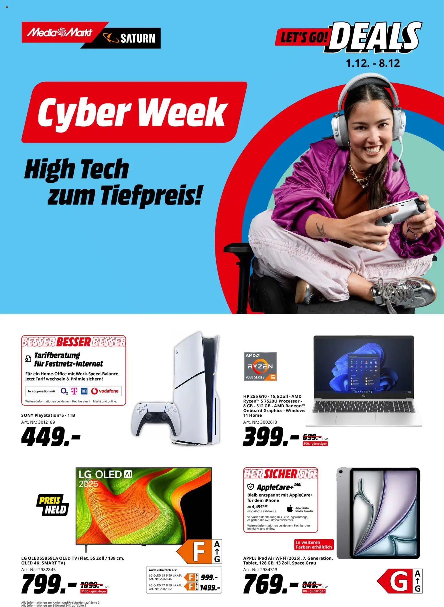 Saturn - Cyber Monday – gültig ab 01.12.2025 | Seite: 1