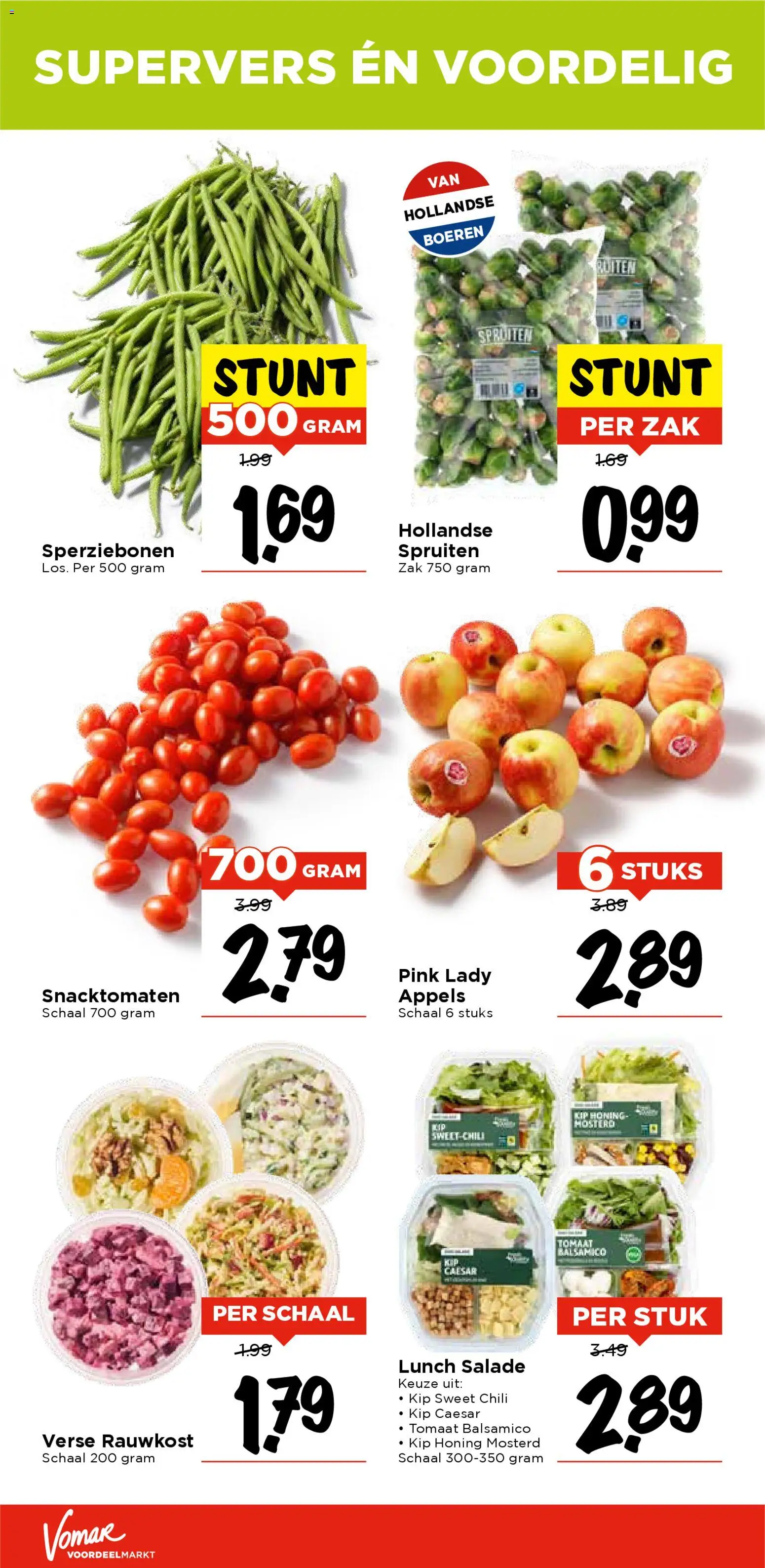 {H1} | Pagina: 20 | Producten: Tomaat, Appels, Schaal, Salade