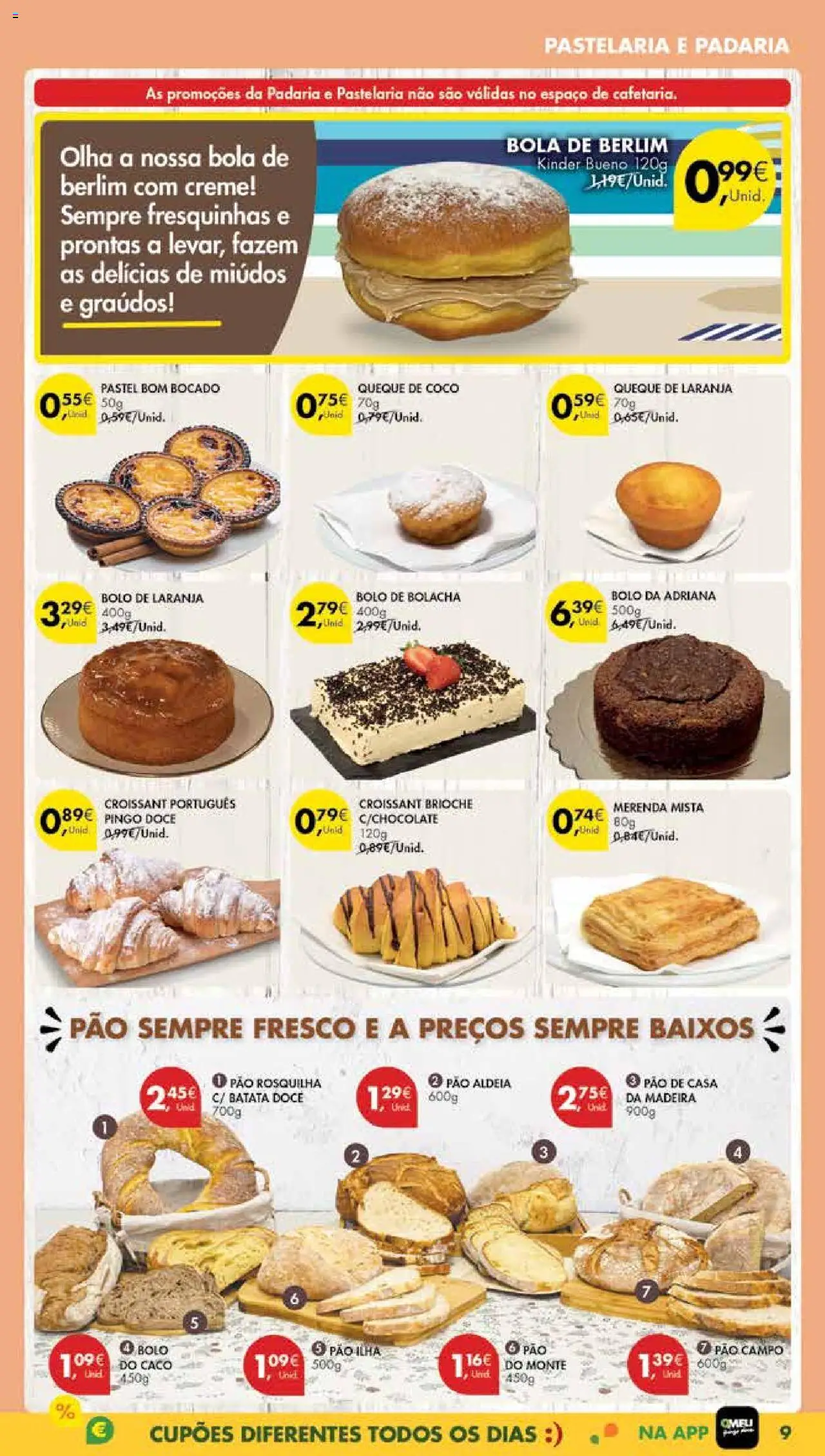 Pingo Doce Poupe Esta Semana Madeira │ válido de 05.08.2025 | Página: 9 | Produtos: Batata, Padaria, Bolo, Creme