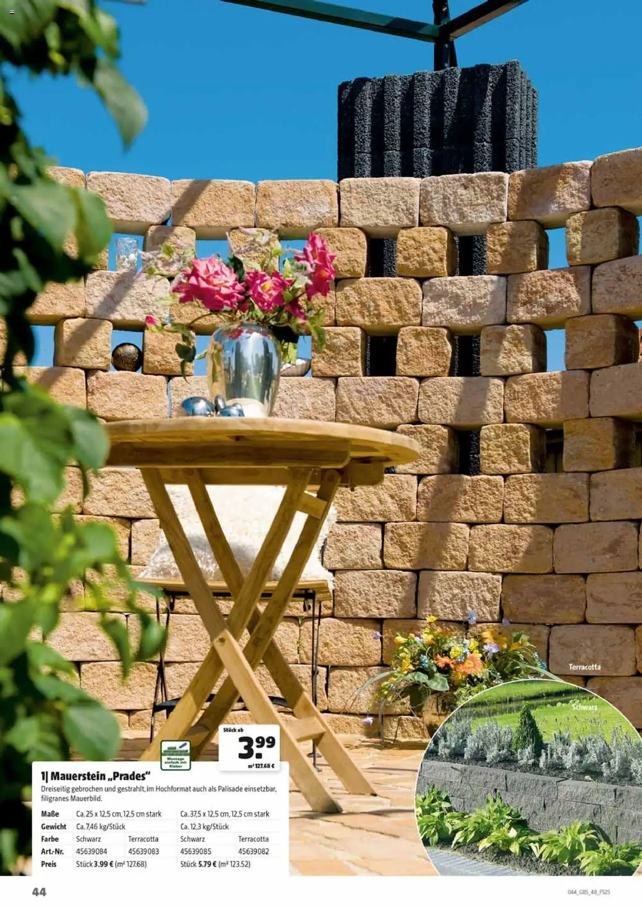 HERKULES Gartenbaustoffe - gültig ab dem 28.07.2025 | Seite: 44 | Produkte: Gewicht