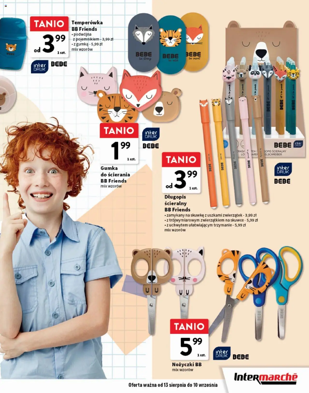 Intermarche Gazetka - Okazje pierwsza klasa od 13.08.2025 | Strona: 3 | Produkty: Temperówka