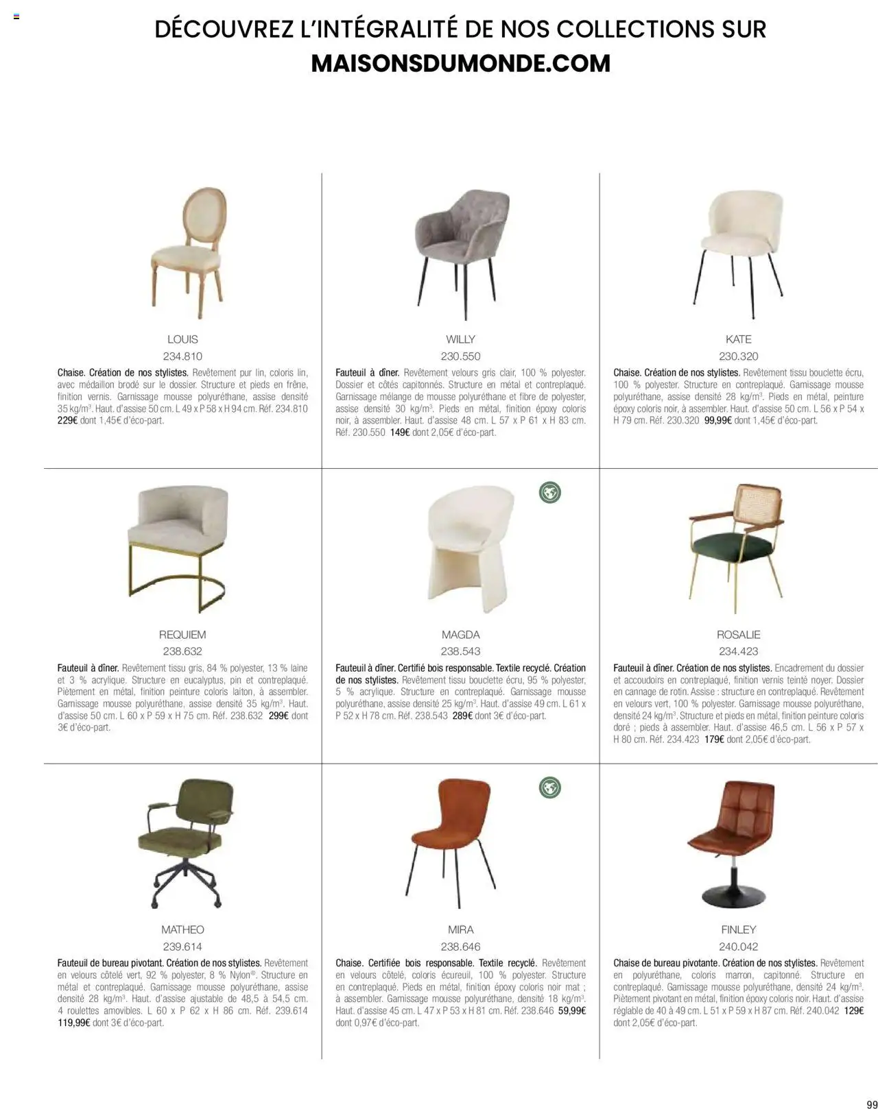 {H1} | Page: 101 | Produits: Bureau, Mousse, Fauteuil, Chaise de bureau