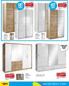 Pogląd oferty "Abra meble Gazetka" - ważna od 09.01.2026 | Strona: 16 | Produkty: Szafa