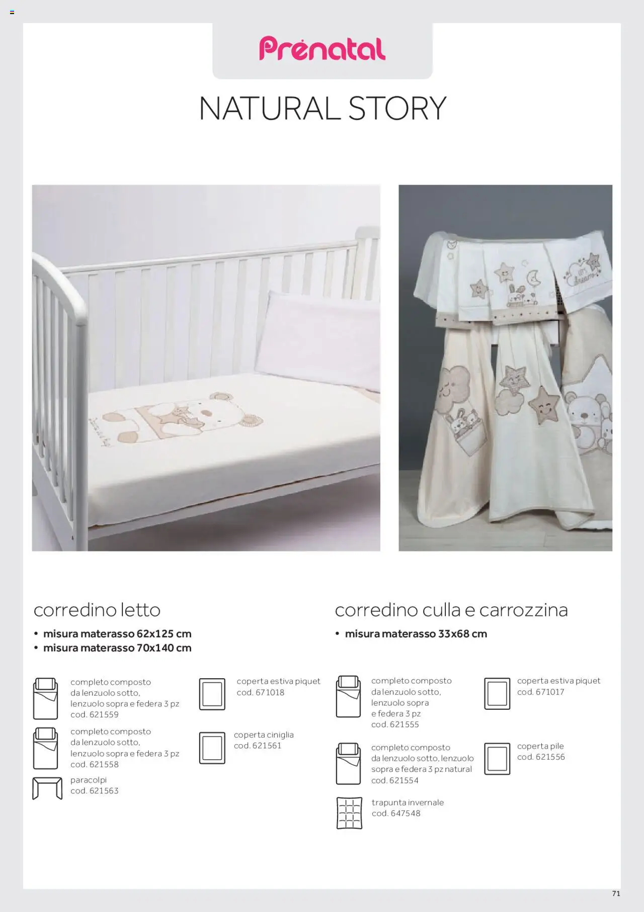 Volantino Prenatal del 01.01.2025 | Pagina: 64 | Prodotti: Pile, Culla, Letto, Materasso