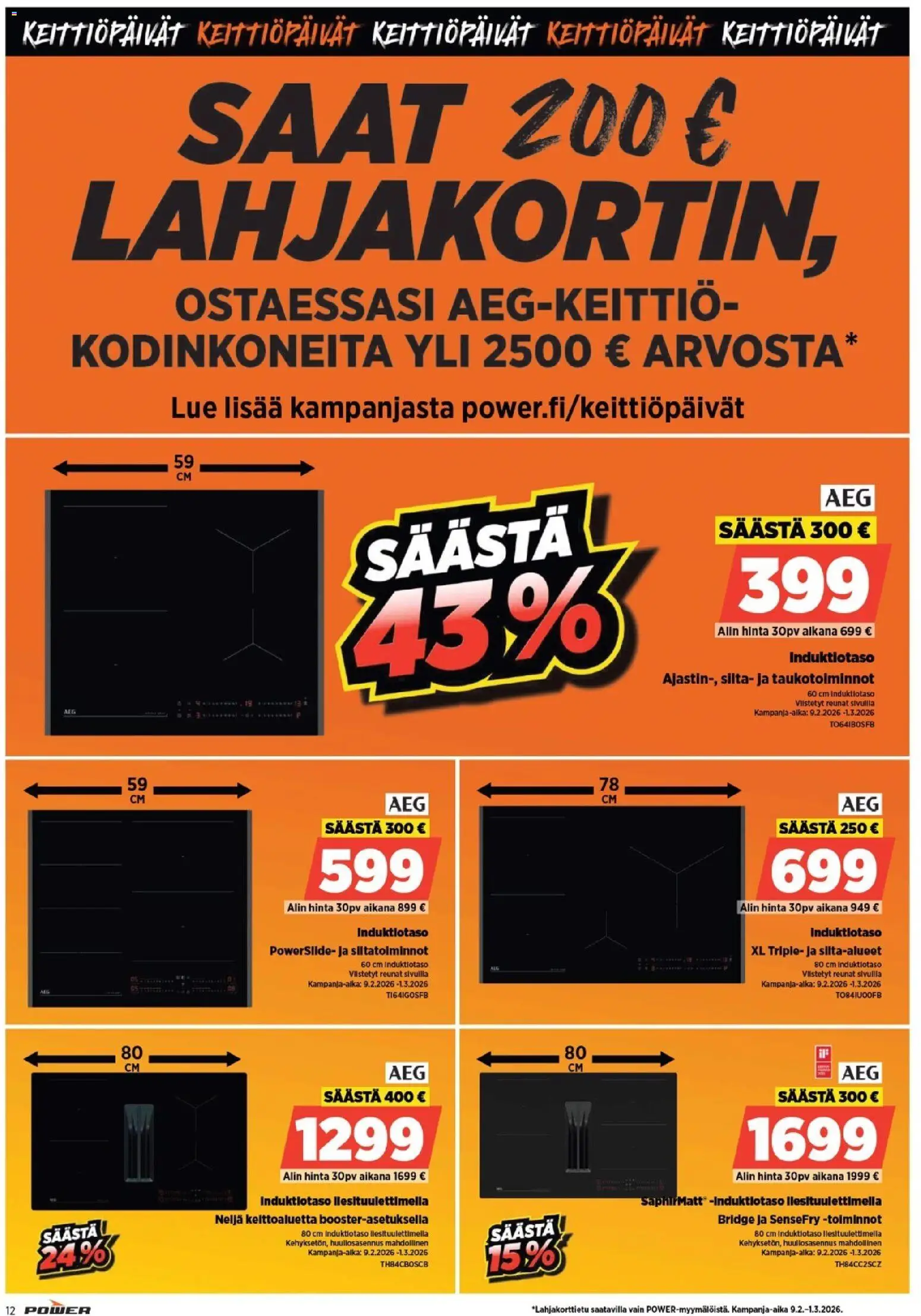 Power - POWER HINTAAN Viikon mainoslehti – voimassa 12.02.2026 alkaen | Sivu: 12