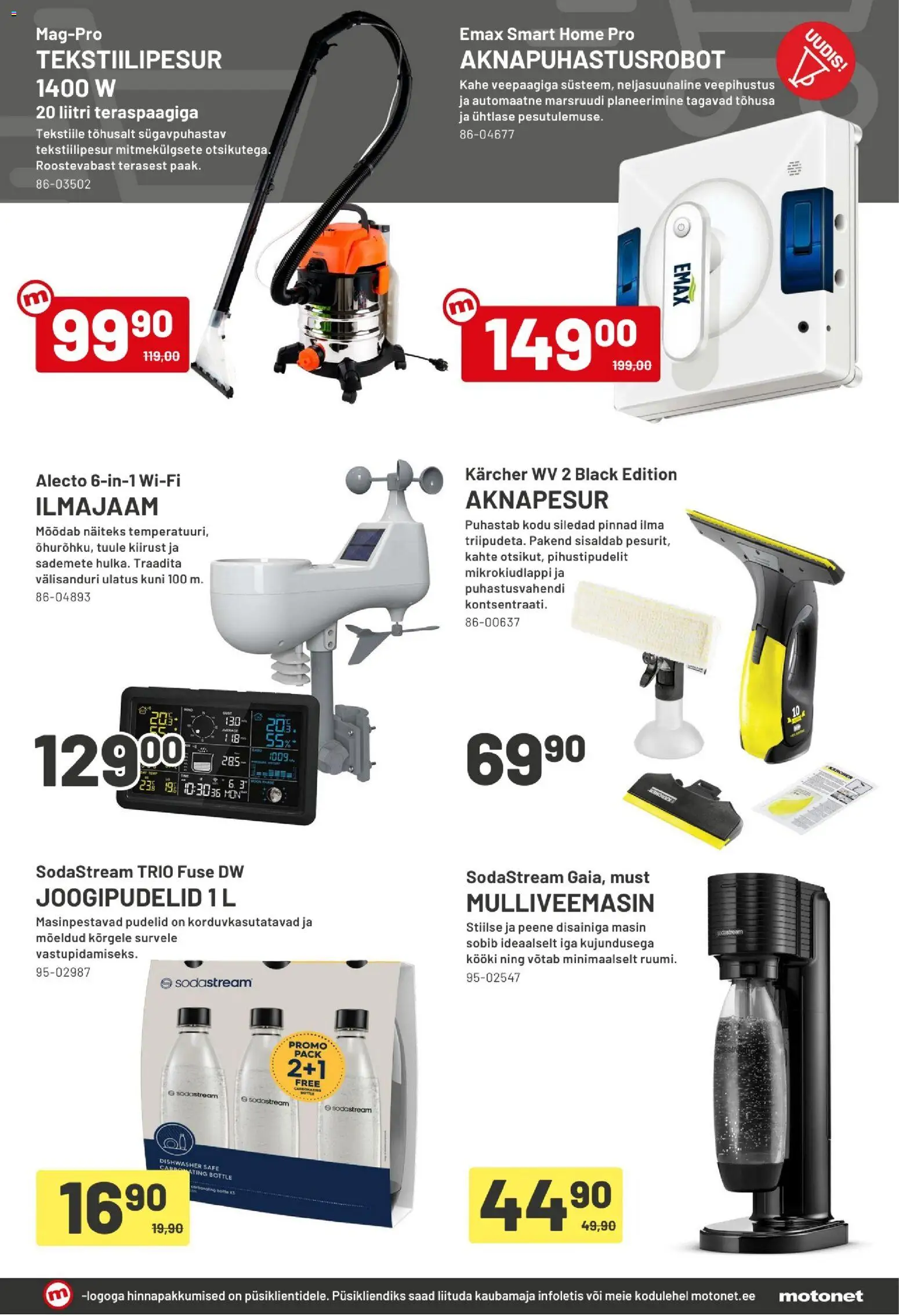 Motonet - Motonet-päevad! – voimassa 22.04.2026 alkaen | Sivu: 13 | Tuotteet: Sodastream, Voi