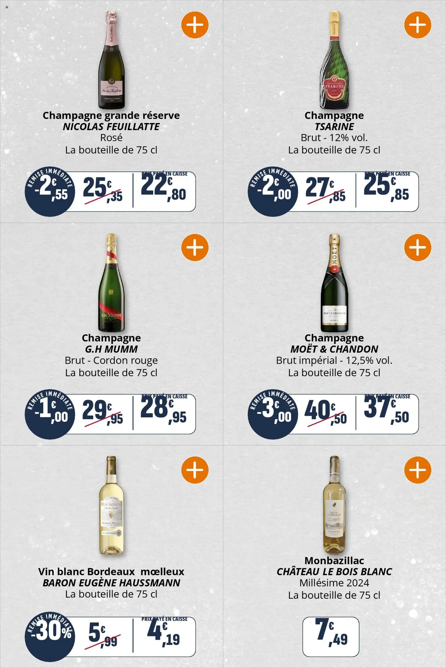 {H1} | Page: 29 | Produits: Champagne nicolas feuillatte, Champagne, Vin