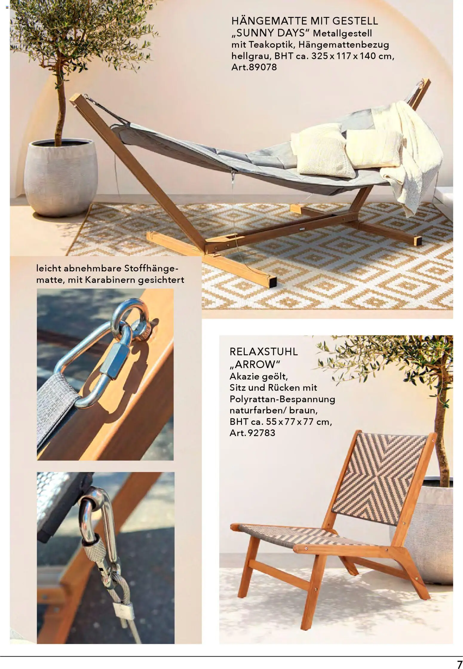 Rahaus Prospekt Gartenmöbel	 – gültig ab 26.02.2026 | Seite: 7