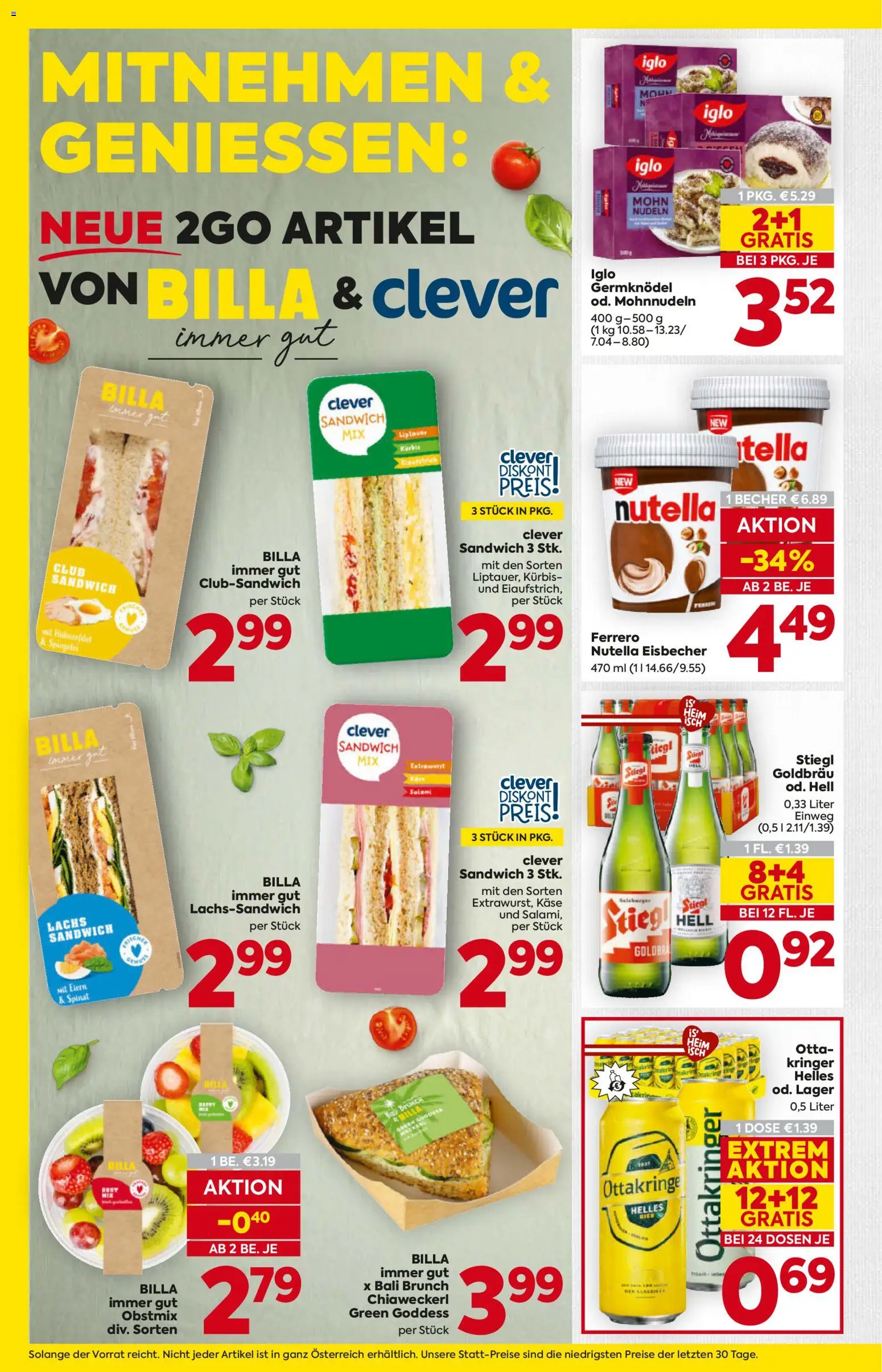 Billa Flugblatt - Steiermark gültig ab 29.01.2026 | Seite: 14 | Produkte: Kürbis, Käse, Nudeln