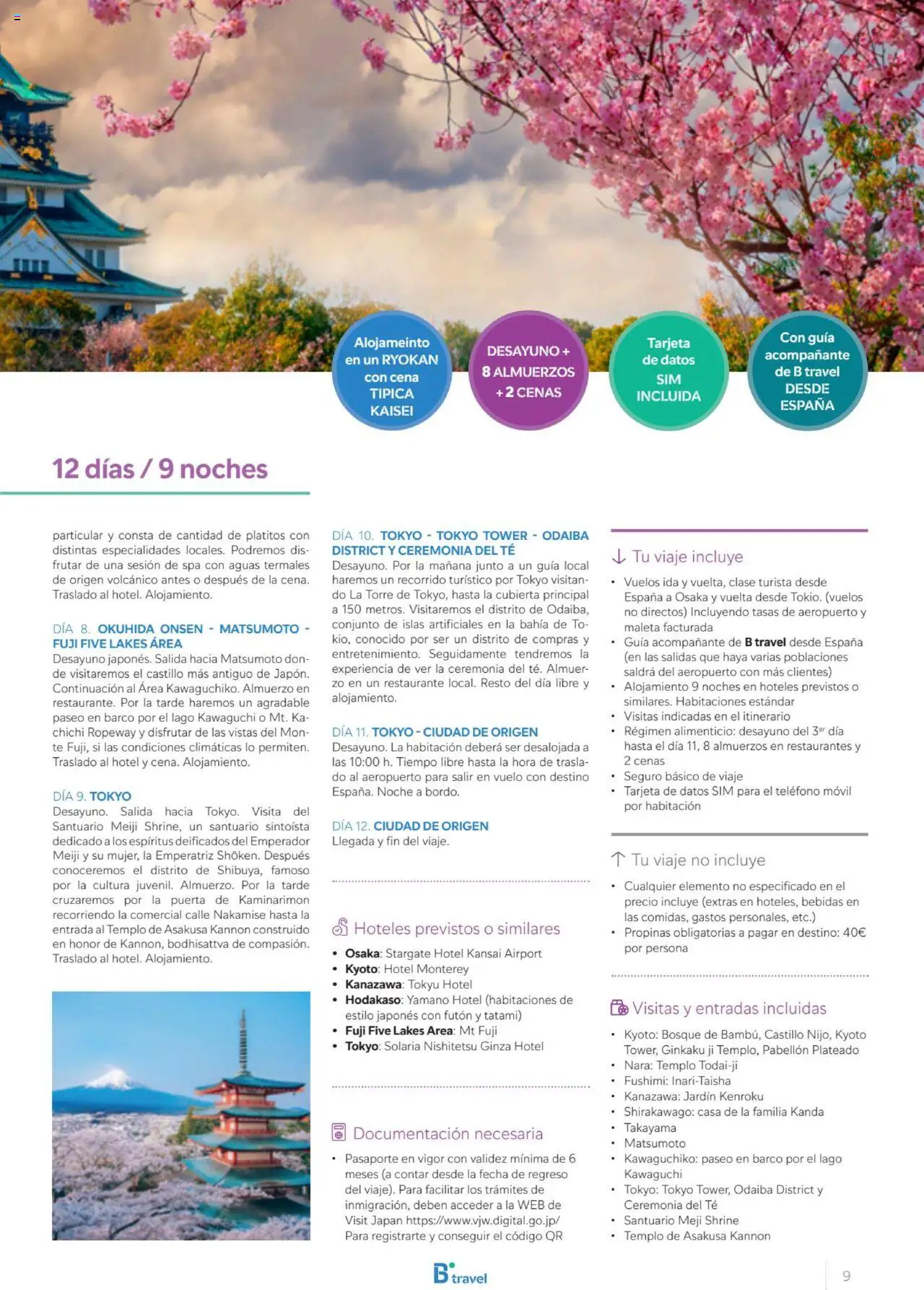 B the travel brand Viajeros Expertos Internacional 2026 │ válido desde el 03.10.2025 | Página: 9 | Productos: Maleta, Té, Teléfono