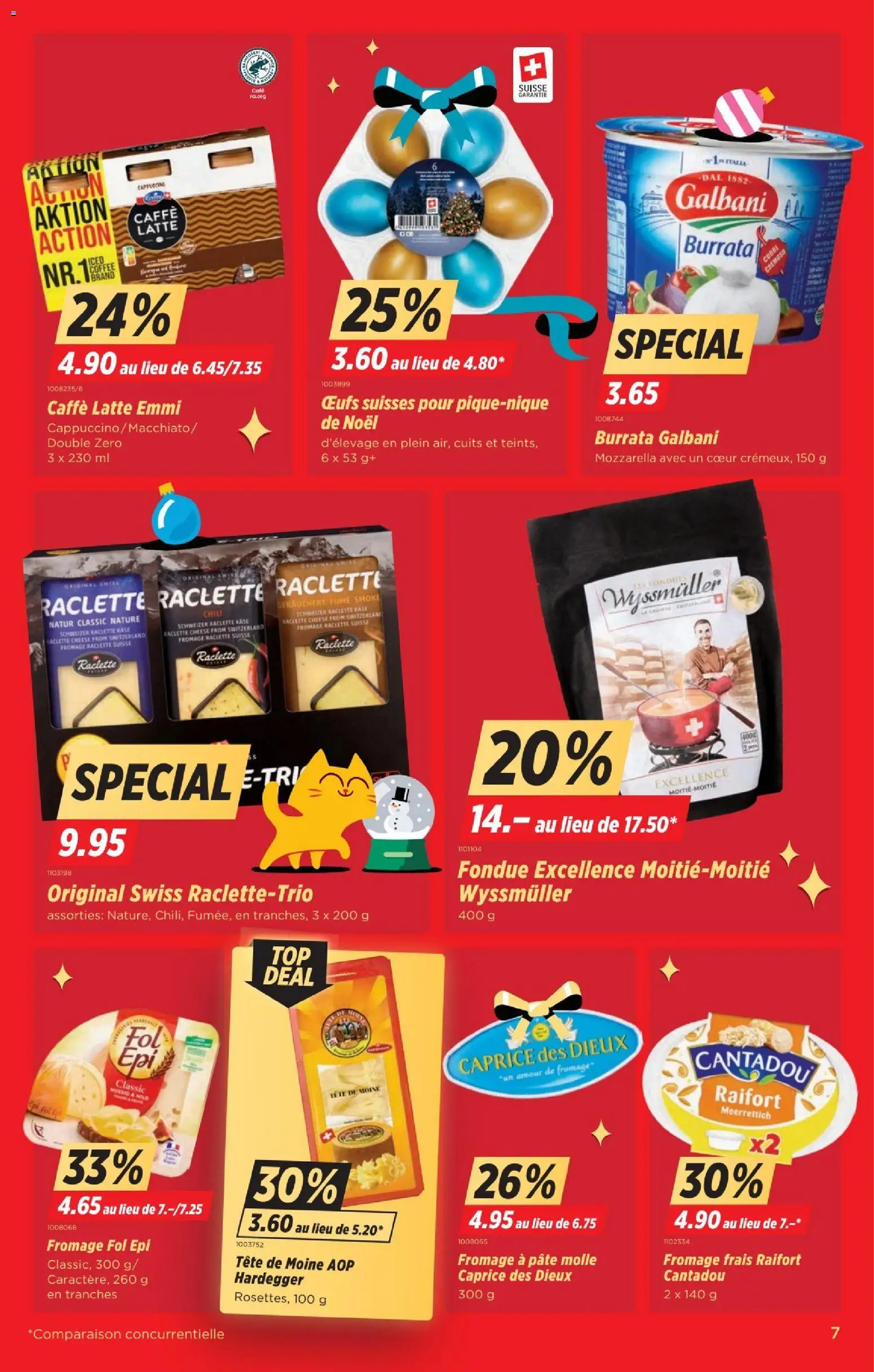 Denner Aktionen FR – gültig ab 02.12.2025 | Seite: 7 | Produkte: Fennikel, Käse, Raclette, Fondue