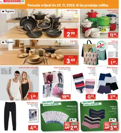 Katalog Interspar - Pregled kataloga iz trgovine Interspar, vrijedi od 12.11.2025 | Stranica: 27 | Proizvodi: Tognana, Kuhinjske krpe, Pidžama, Bokserice