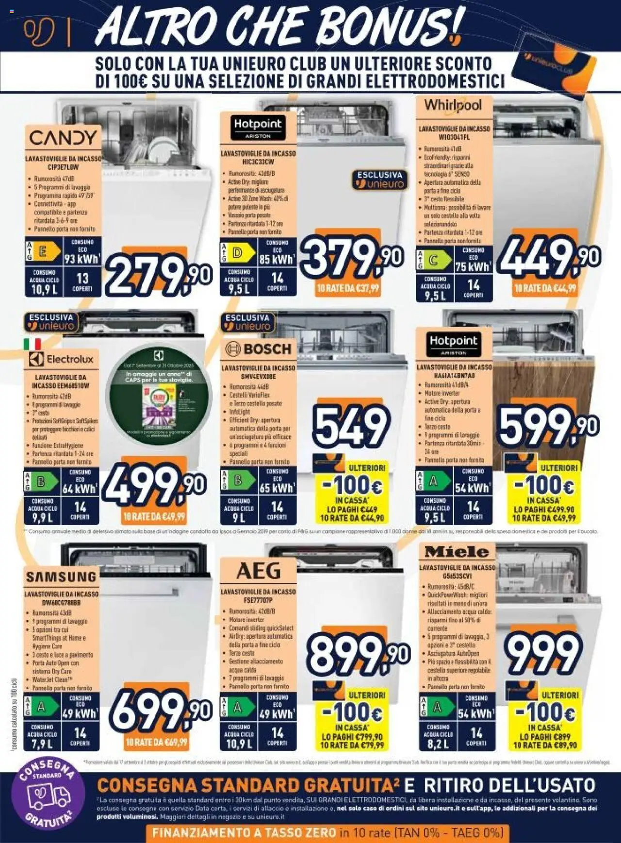Volantino Unieuro del 17.09.2025 | Pagina: 10