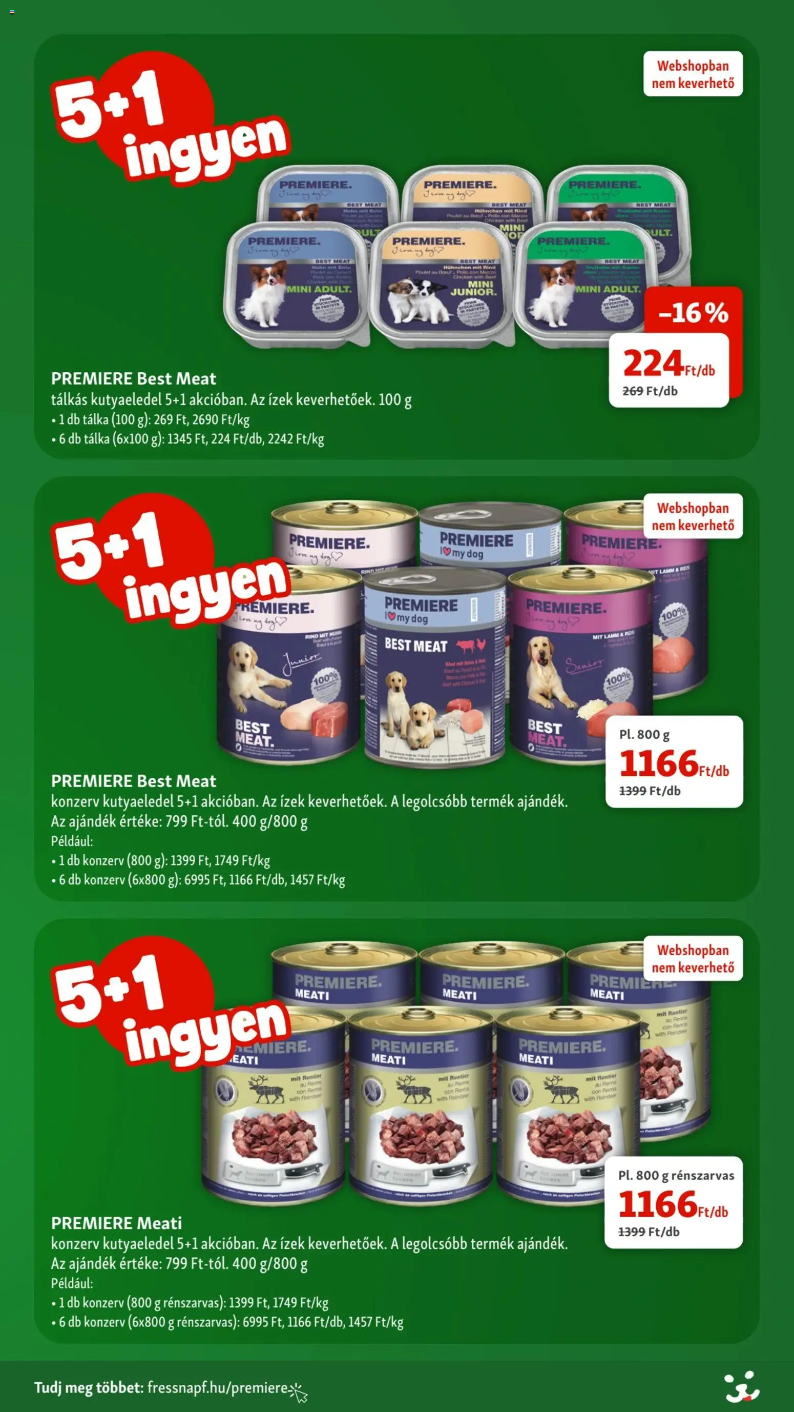 Fressnapf akciós ujság - amely érvényes a következő dátumtól: 09.04.2026 | Oldal: 9 | Termékek: Kutyaeledel