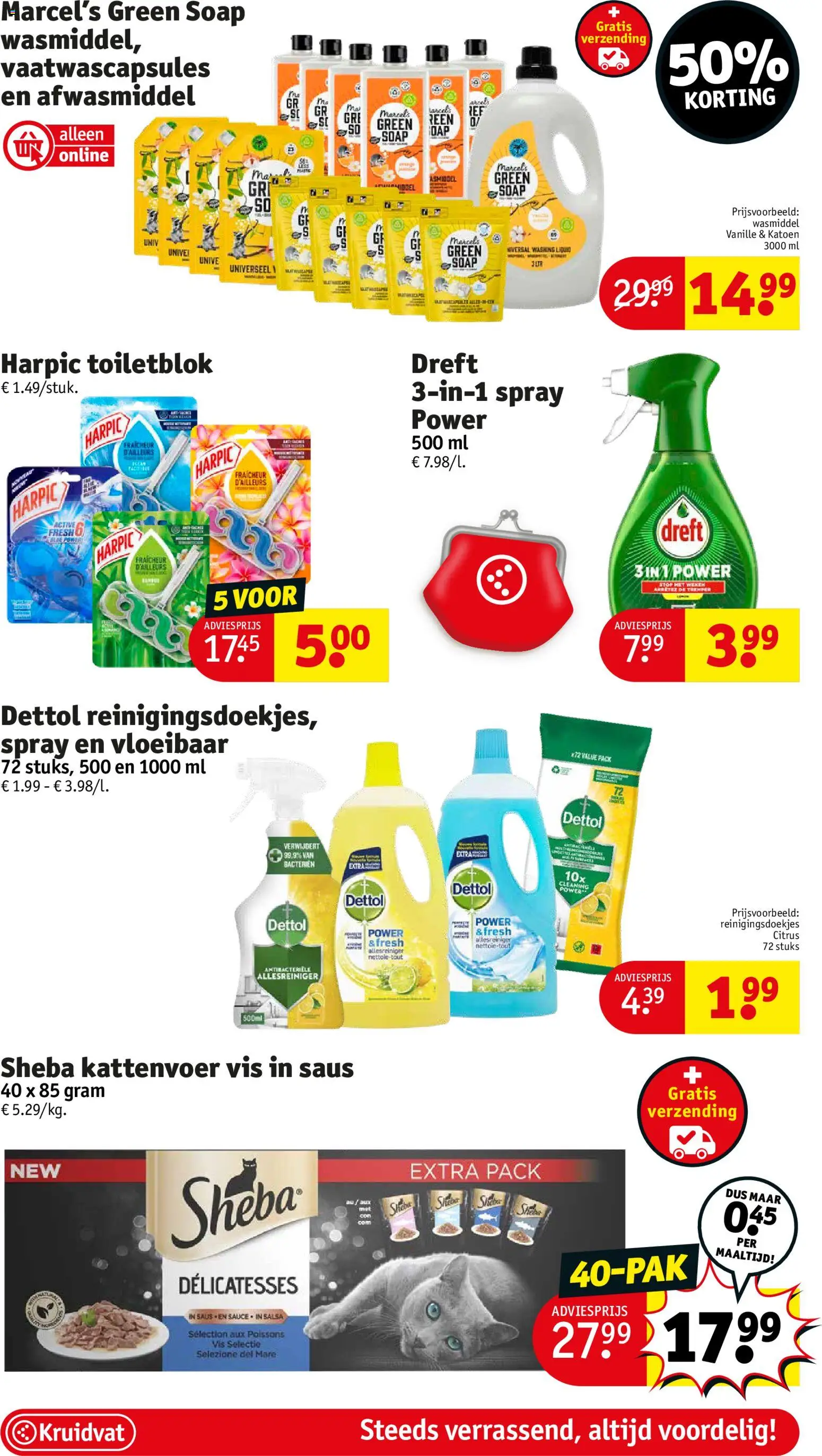 {H1} | Pagina: 22 | Producten: Allesreiniger, Afwasmiddel, Saus, Toilet