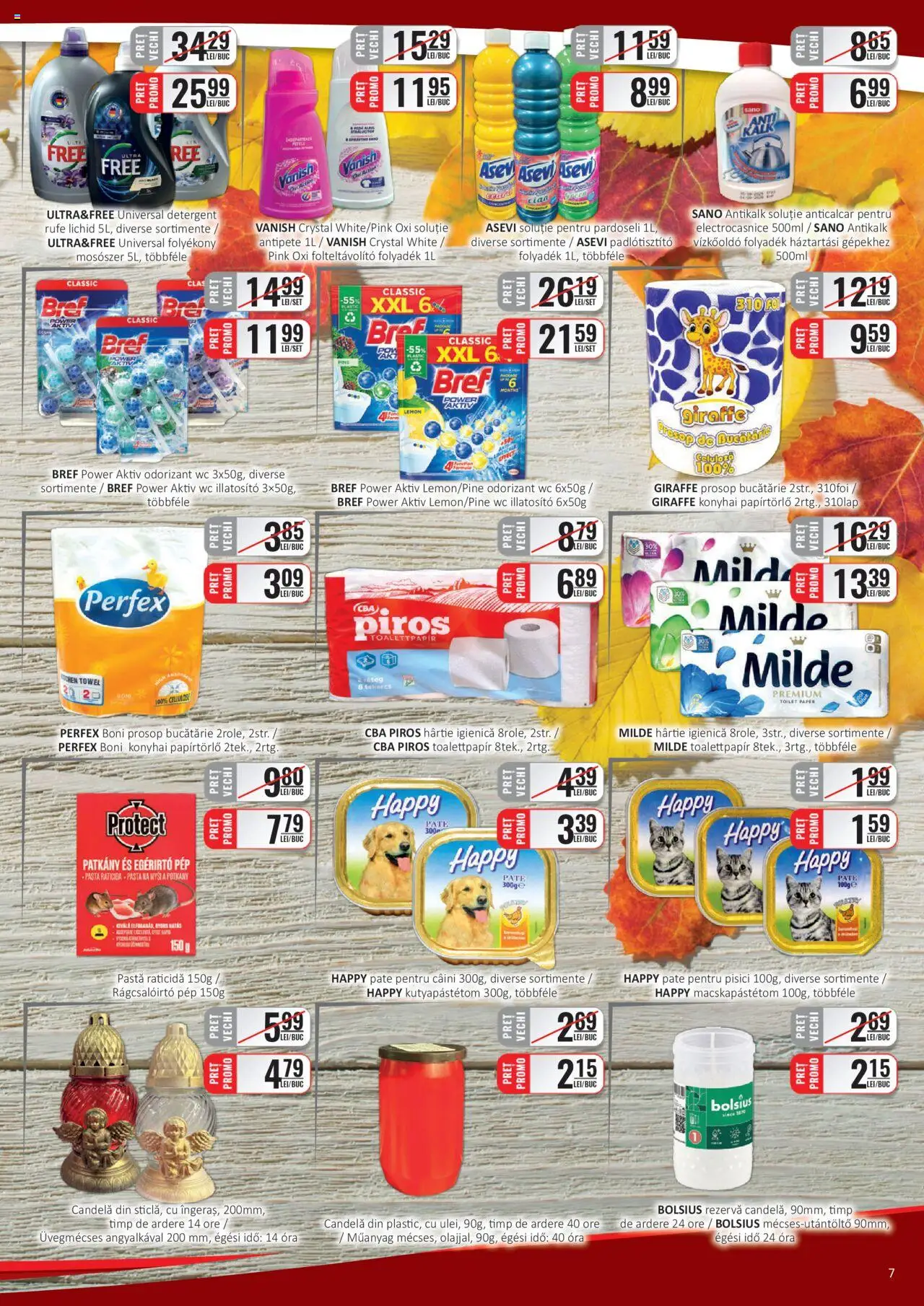 Noul catalog CBA – valabil de la 16.10.2025 | Pagină: 7 | Produse: Bucătărie, Pate, Detergent, Çelik Mama ve Su Kabı