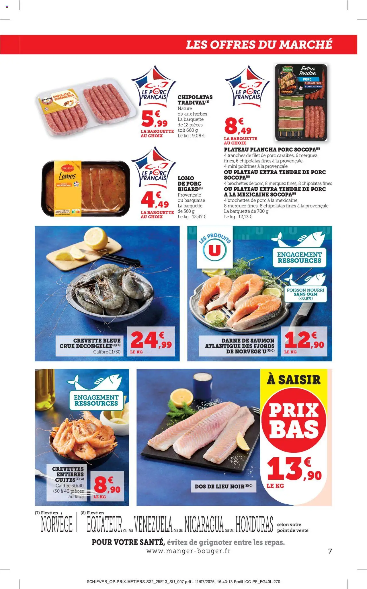  | Page: 7 | Produits: Plancha, Crevette, Crevettes, Porc
