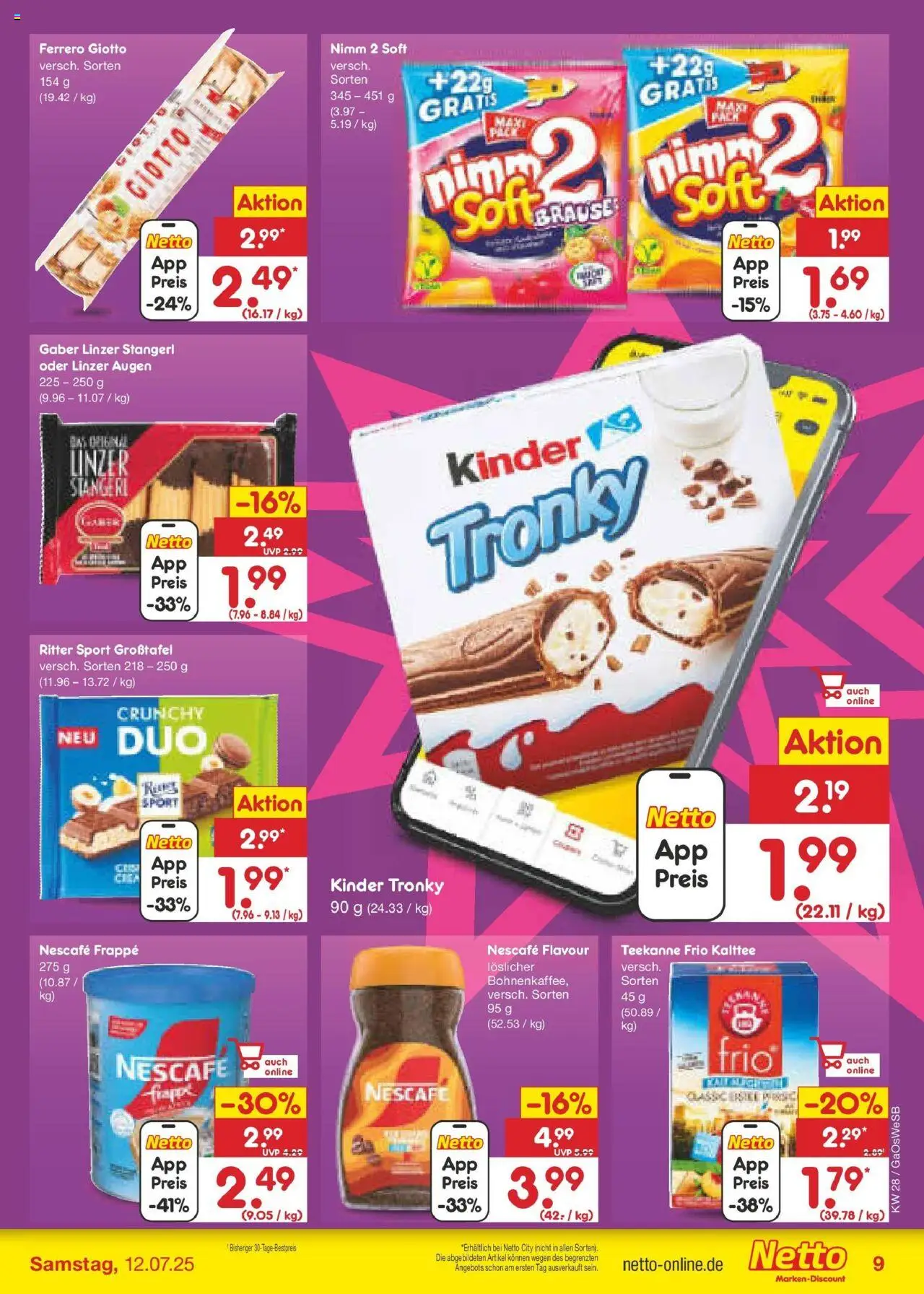 Netto Marken-Discount prospekt Bremen-Lesum	 - gültig ab dem 07.07.2025 | Seite: 11 | Produkte: Nescafe, Ritter sport, Teekanne