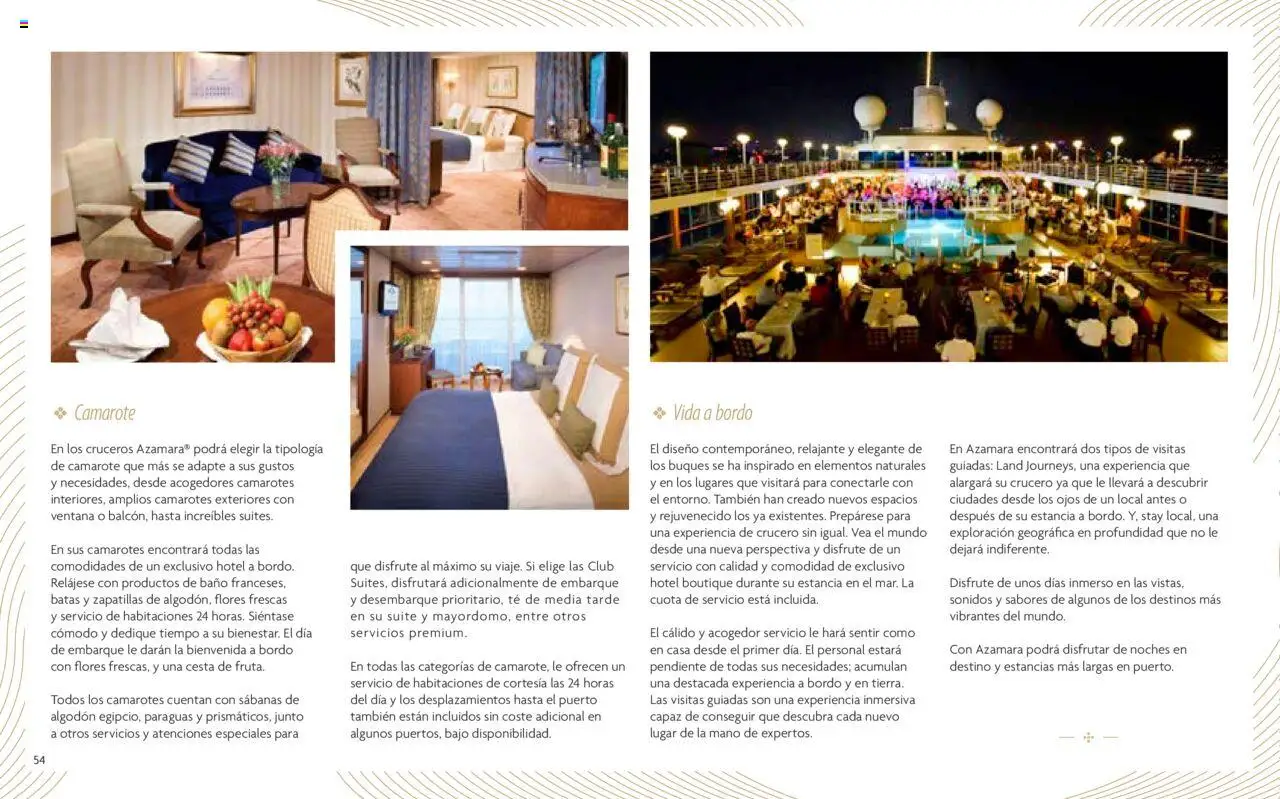 Viajes El Corte Inglés Cruceros de lujo │ válido desde el 01.01.2025 | Página: 55 | Productos: Zapatillas, Té, Baño, Cesta