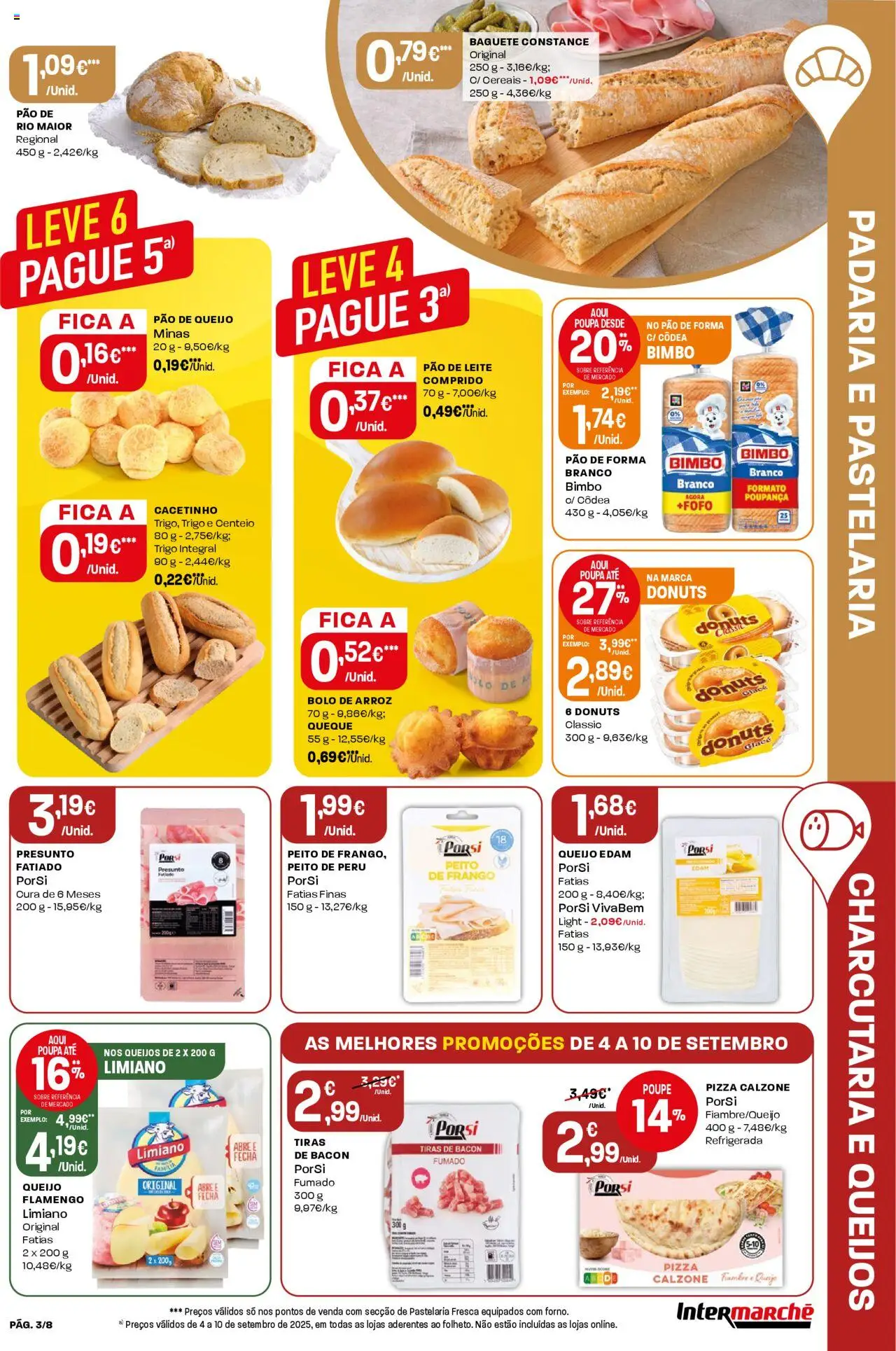 Intermarché Folheto Mini │ válido de 04.09.2025 | Página: 3 | Produtos: Peito de frango, Frango, Centeio, Cereais