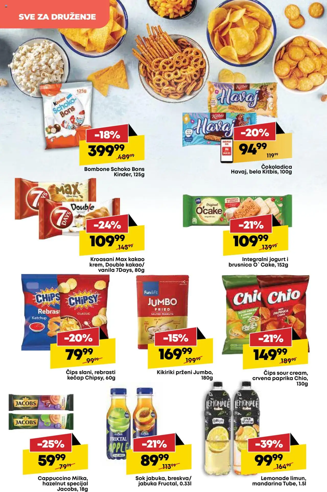 Tempo katalog - važi od 31.07.2025 | Strana: 27 | Proizvode: Bombone, Mandarina, Kikiriki, Jogurt