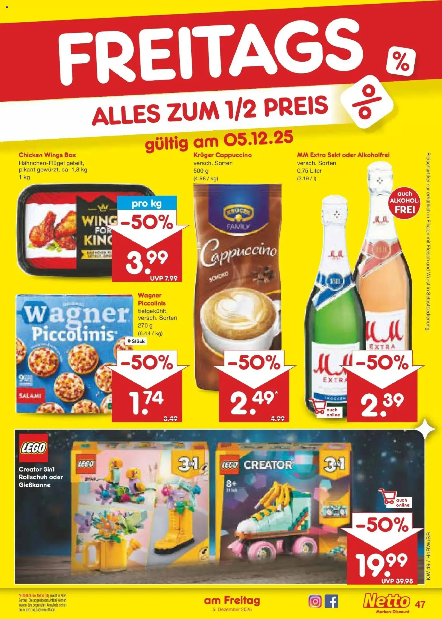 Netto Marken-Discount prospekt Hannover	 – gültig ab 30.11.2025 | Seite: 50 | Produkte: Sekt, Box, Wurst, Salami