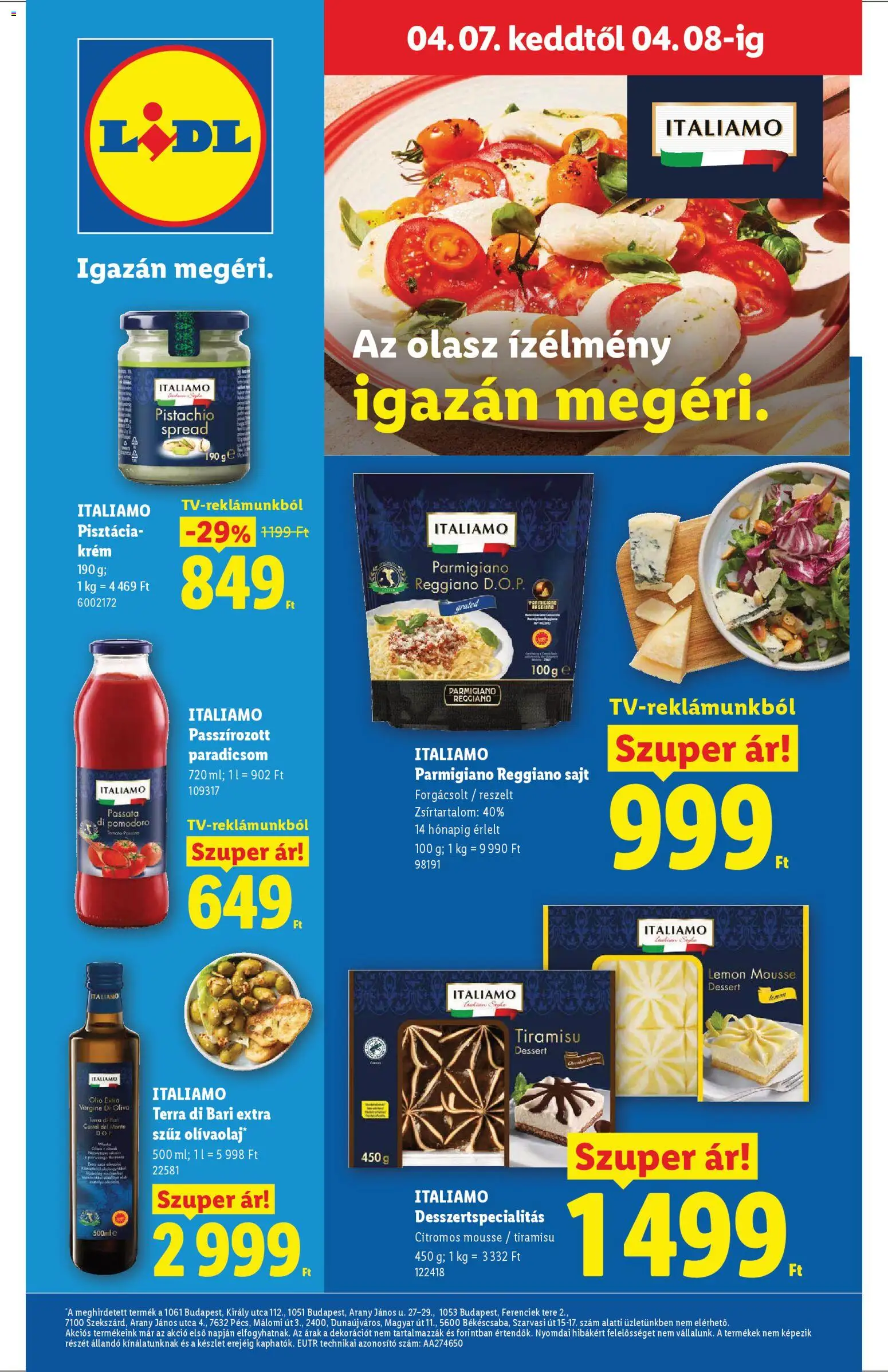 Lidl akciós ujság - amely érvényes a következő dátumtól: 01.04.2026 | Oldal: 56