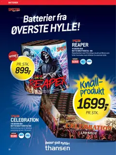 Forhåndsvisning av THANSEN Fyrverkeri gyldig fra 27.12.2025 | Side: 16 | Produkter: Сантехнічне кріплення, Hylle