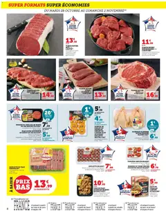 Super U - Prévisualisation de Super U - Super formats Super économies valide à partir de 28.10.2025 | Page: 8 | Produits: Origan, Coquelet, Raclette, Pommes de terre