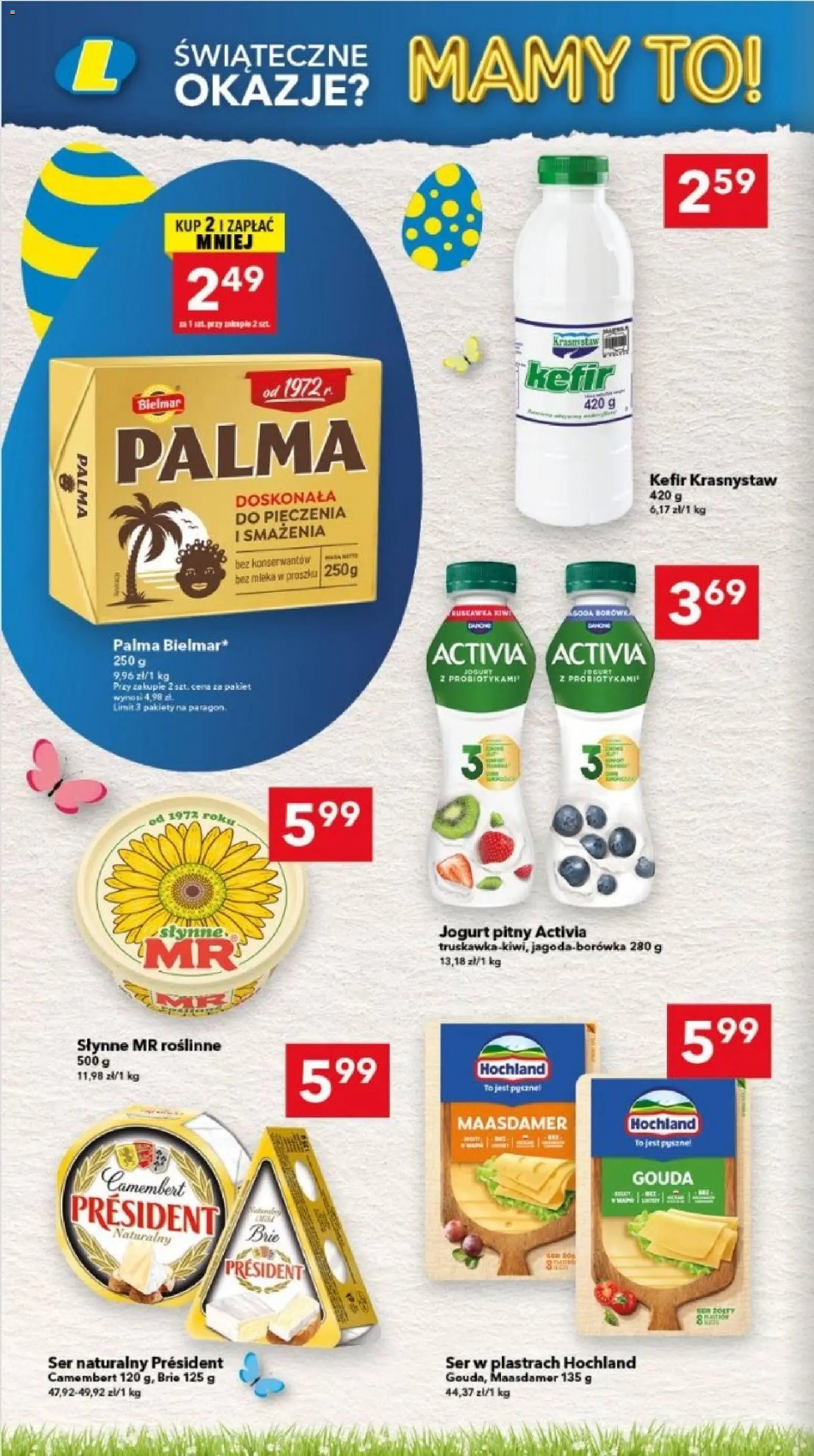 Lewiatan gazetka - Lublin od 12.03.2026 | Strona: 6 | Produkty: Kefir, Mleka, Camembert, Kiwi