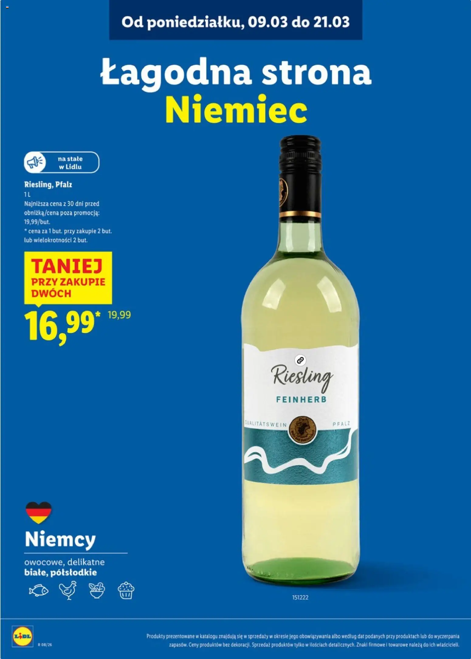 Lidl Katalog karta win od 16.02.2026 | Strona: 19 | Produkty: Riesling