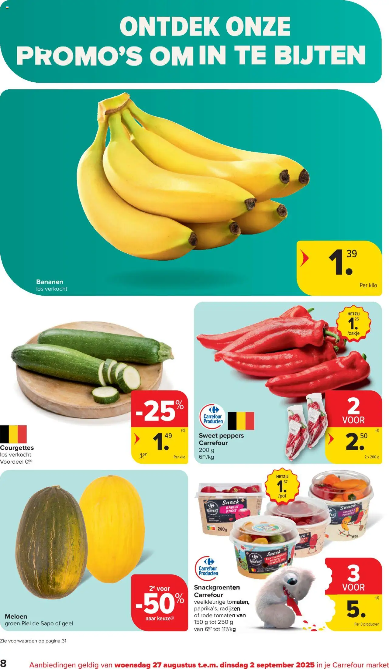  | Pagina: 8 | Producten: Tomaten, Bananen, Meloen