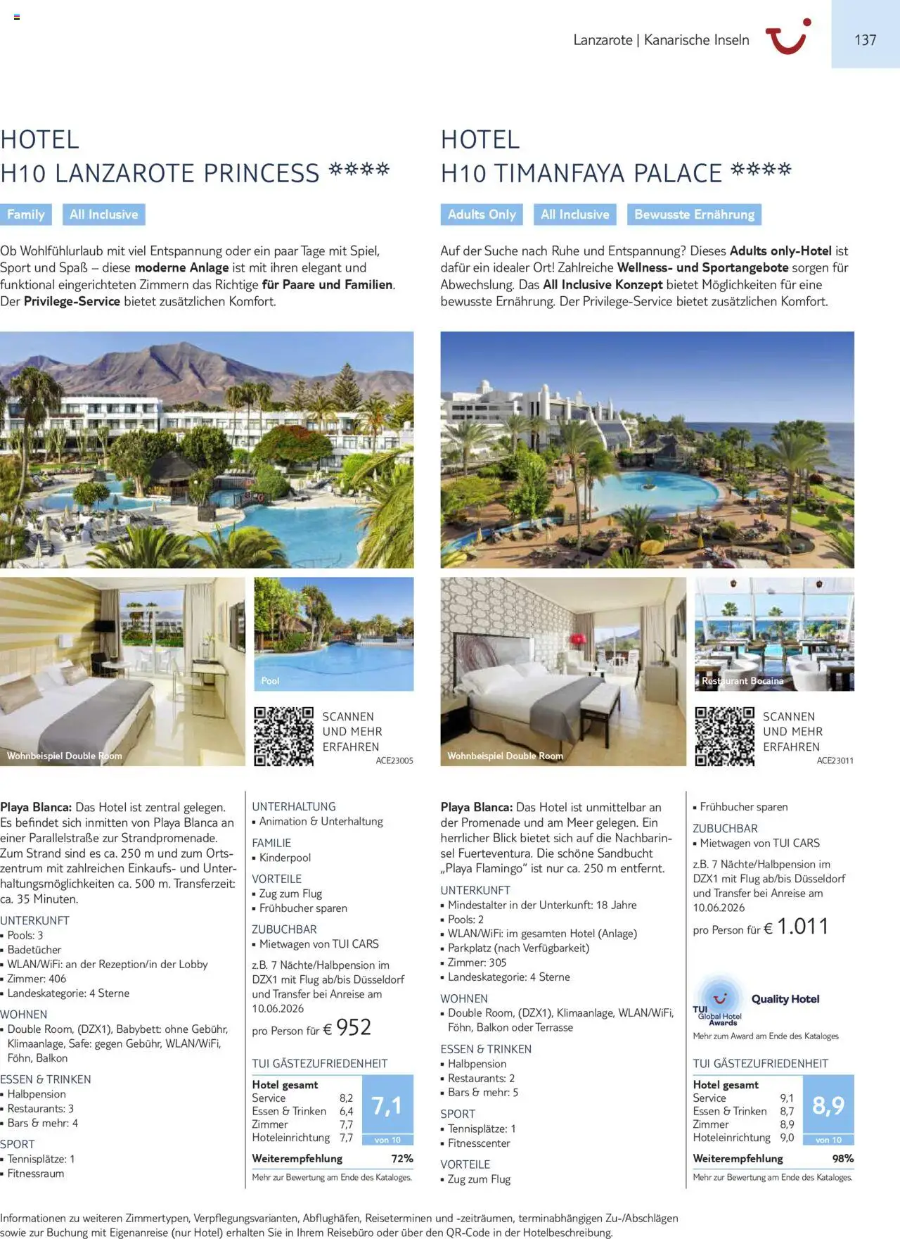 TUI Prospekt Kanaren, Kapverden & Senegal 2025/26	  – gültig ab 01.11.2025 | Seite: 137 | Produkte: Babybett