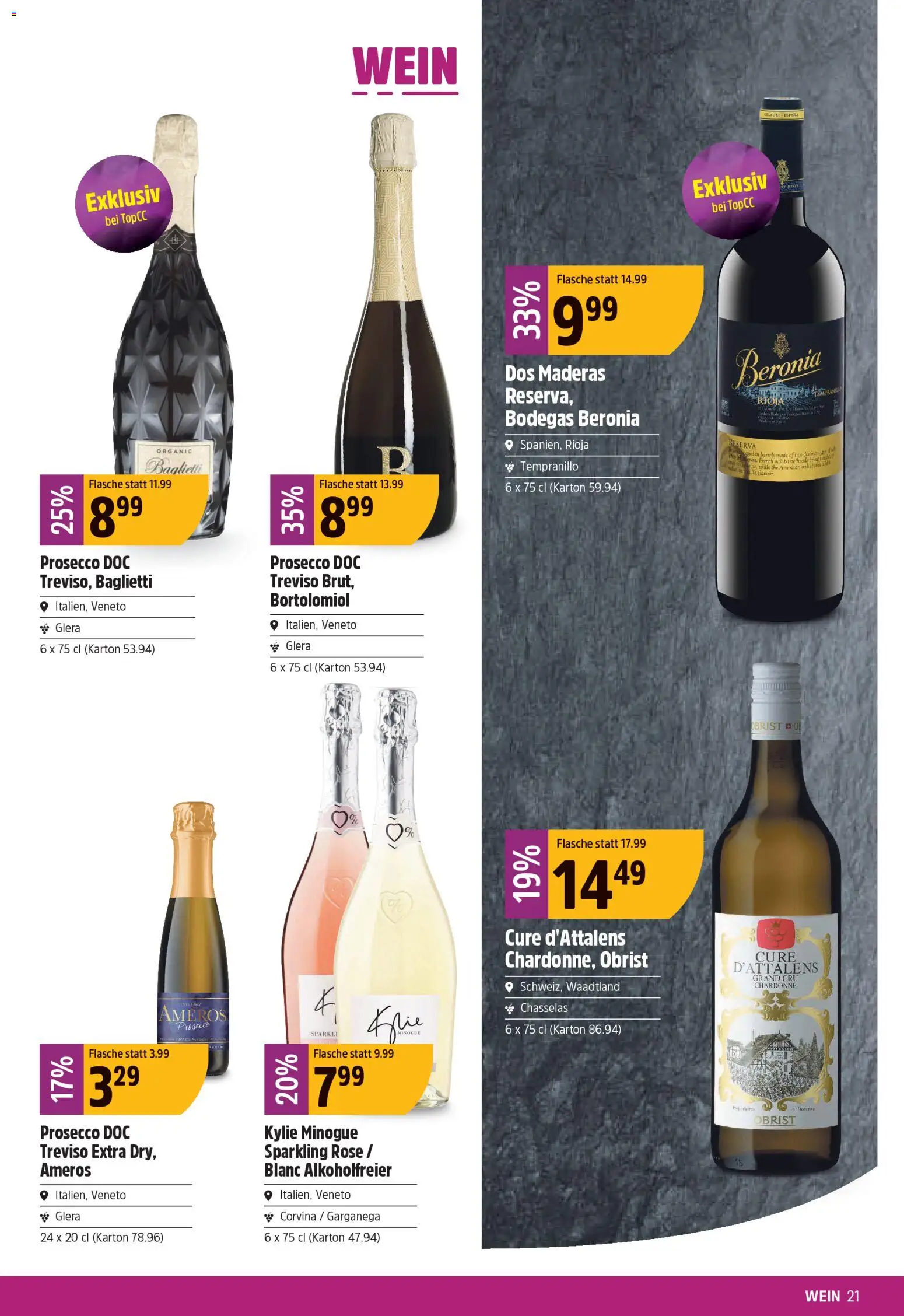 TopCC aktionen – gültig ab 27.04.2026 | Seite: 21 | Produkte: Wein