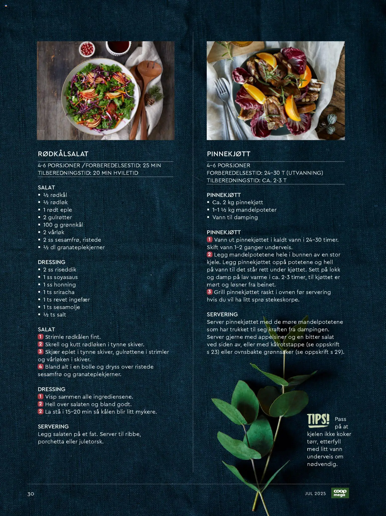 {H1} | Side: 30 | Produkter: Sistem desktop, Dressing, Вермішель, Grønnkål