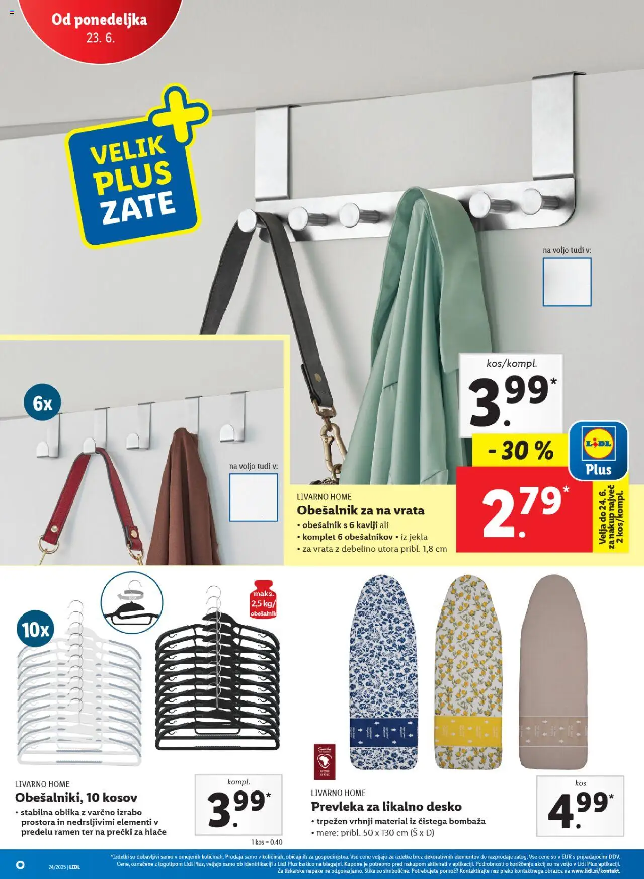 Lidl katalog │ velja od 19.06.2025 | Stran: 64 | Izdelki: Prevleka, Kos, Hlace, Vrata