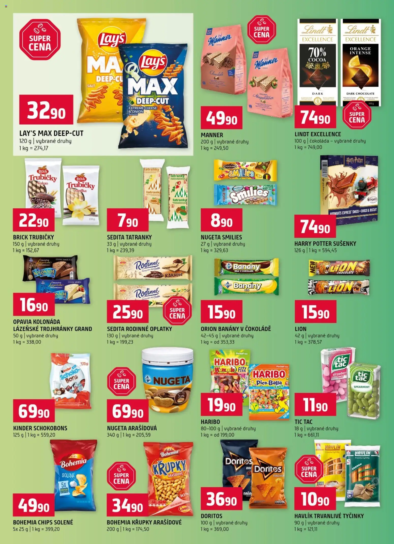 Terno leták od 22.04.2026 | Strana: 8 | Produkty: Čokoláda, Banány, Lay's, Sušenky