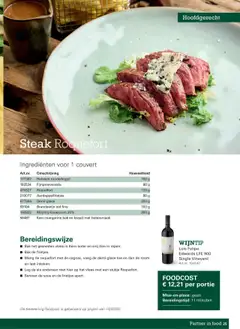 Sligro - M - Resto bistro favourite dish - Voorbeeld van een folder van Sligro, geldig van 08.10.2025 | Pagina: 25 | Producten: Steak, Sós kalács, Room, Saus