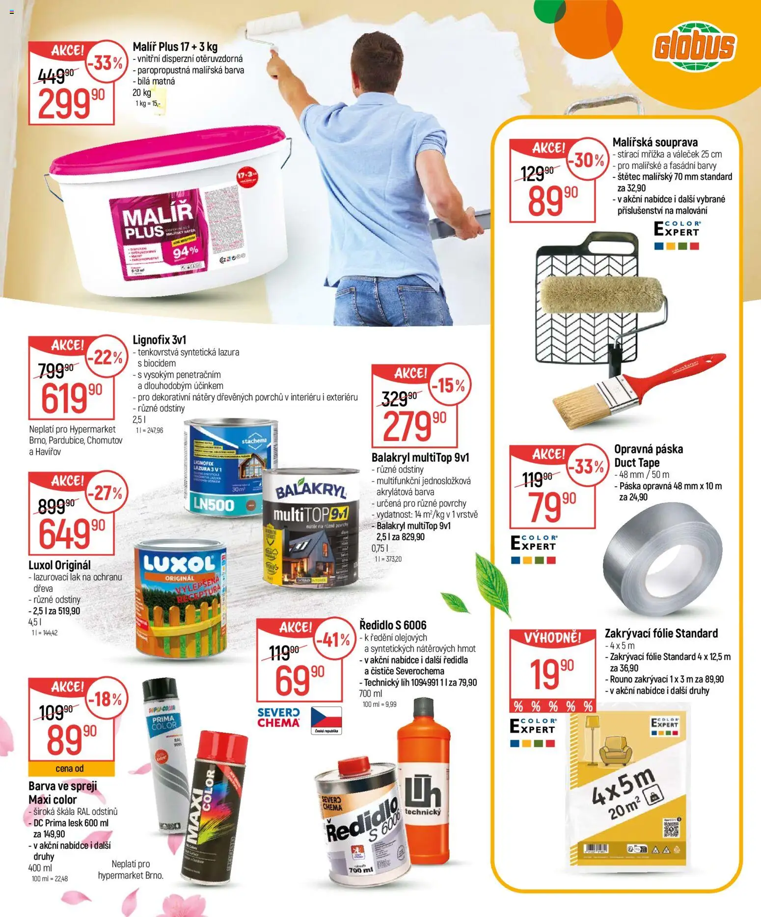 Globus leták - Zahrada od 18.02.2026 | Strana: 11 | Produkty: Globus, Váleček, Štětec, Luxol