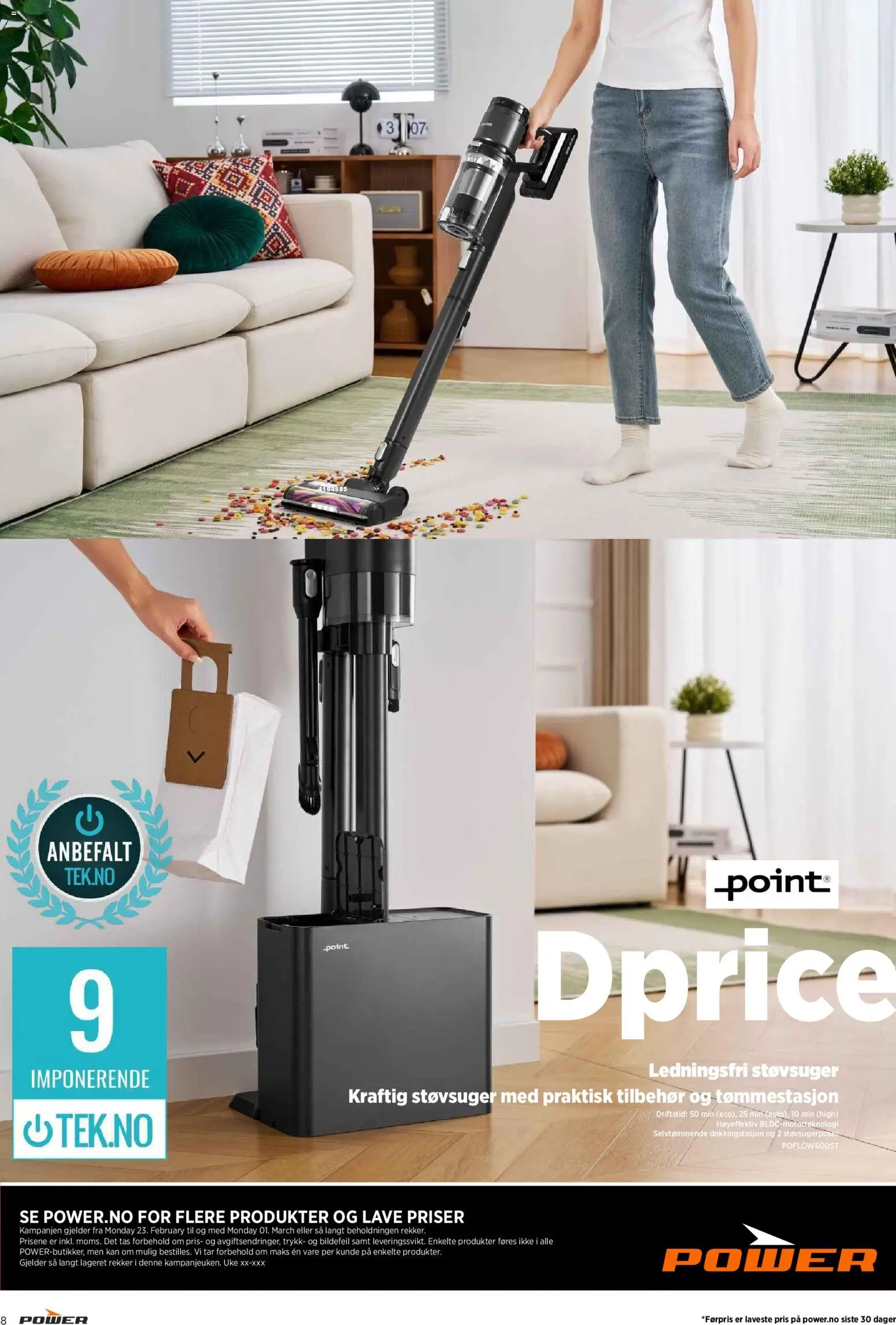 {H1} | Side: 8 | Produkter: Støvsuger