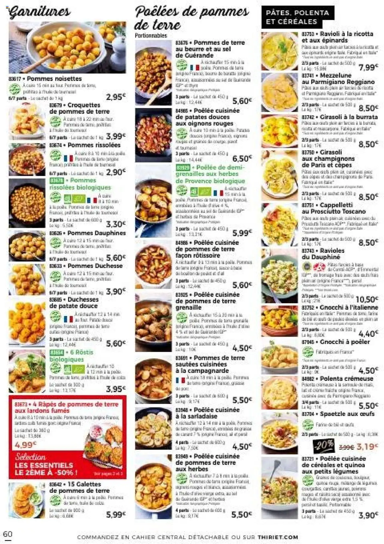 {H1} | Page: 60 | Produits: Lardons, Œufs, Oignons, Céréales