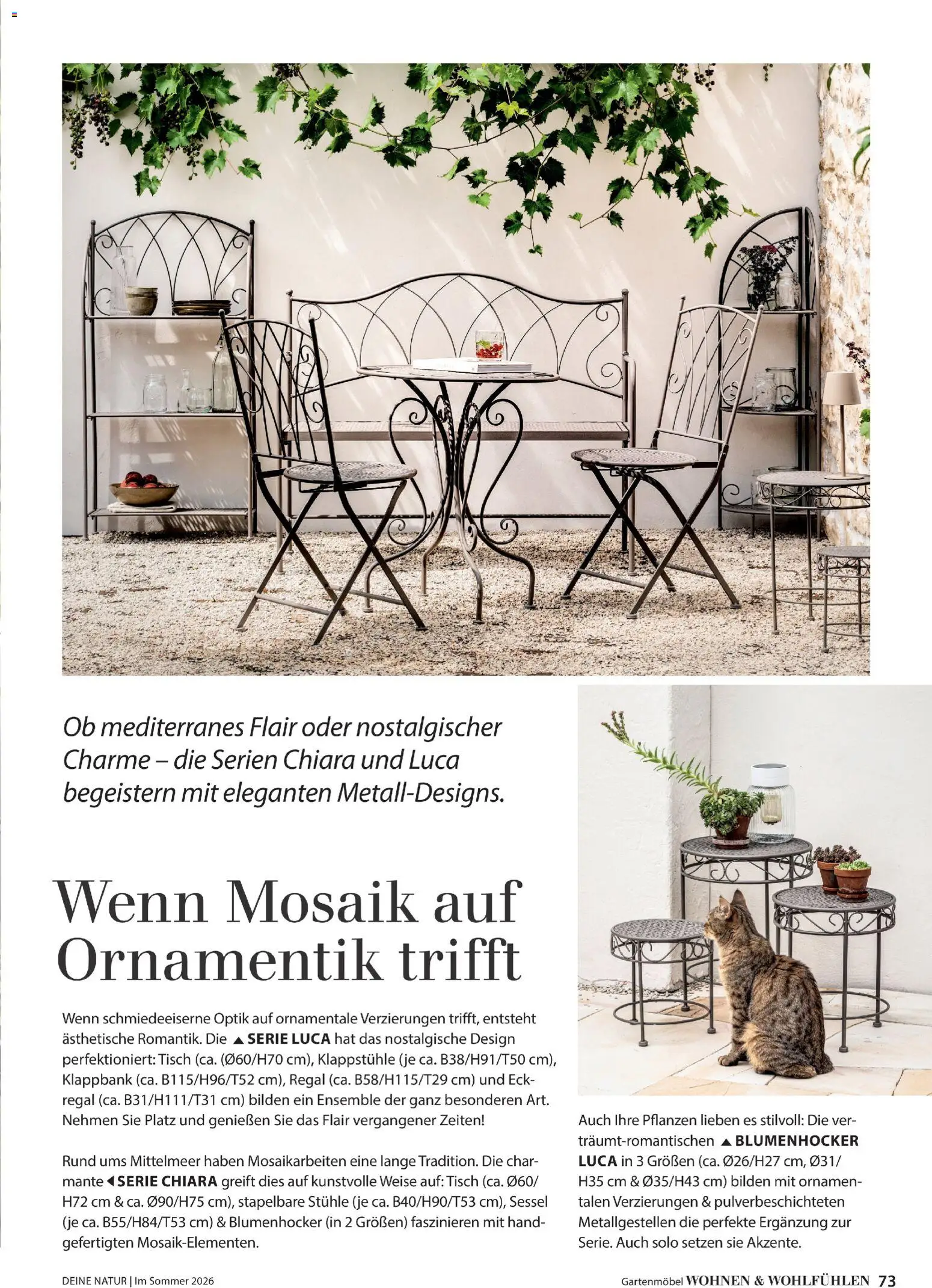 Dehner Flugblatt gültig ab 01.05.2026 | Seite: 73 | Produkte: Sessel, Regal, Tisch