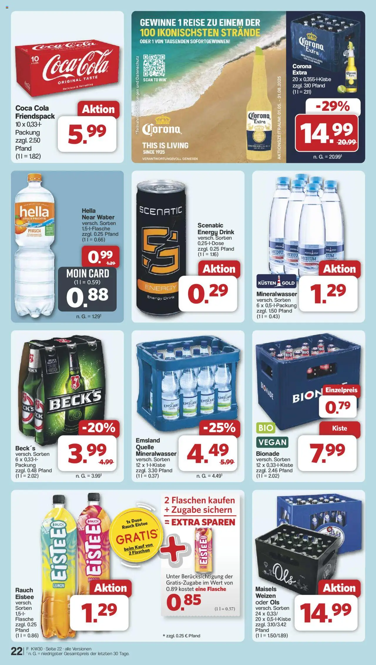 Famila Nordwest Prospekt 	 - gültig ab dem 21.07.2025 | Seite: 25 | Produkte: Coca cola, Cola, Energy, Hella