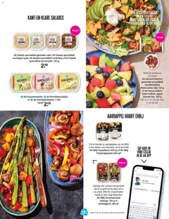 AH Salade specialiteit gerookte zalm, AH Salade specialiteit aardappel spek, AH Salade specialiteit rundvlees of AH Salade specialiteit kip teriyaki, AH Salade specialiteit gerookte zalm, AH Salade specialiteit aardappel spek, AH Salade specialiteit rundvlees of AH Salade specialiteit kip teriyaki, 350 g - Voorbeeld van een folder van Albert Heijn, geldig van 08.04.2026 | Pagina: 66