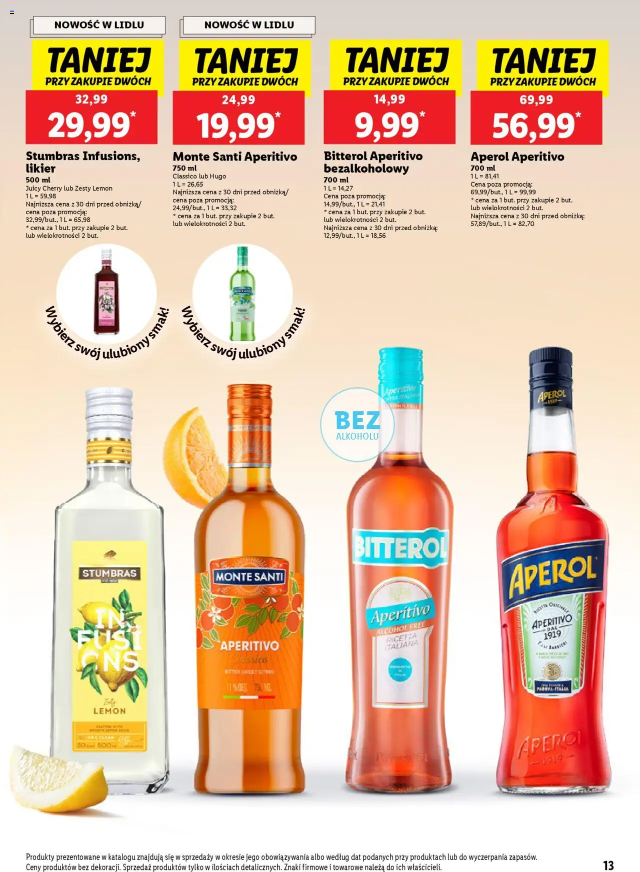 Lidl Katalog alkoholi mocnych od 14.07.2025 | Strona: 14 | Produkty: Czekoladowa, Likier Sheridan's