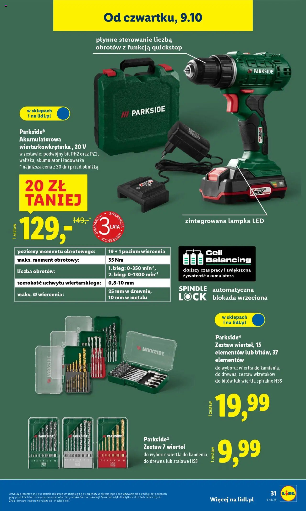 Lidl Katalog od 06.10.2025 | Strona: 35 | Produkty: Ładowarka