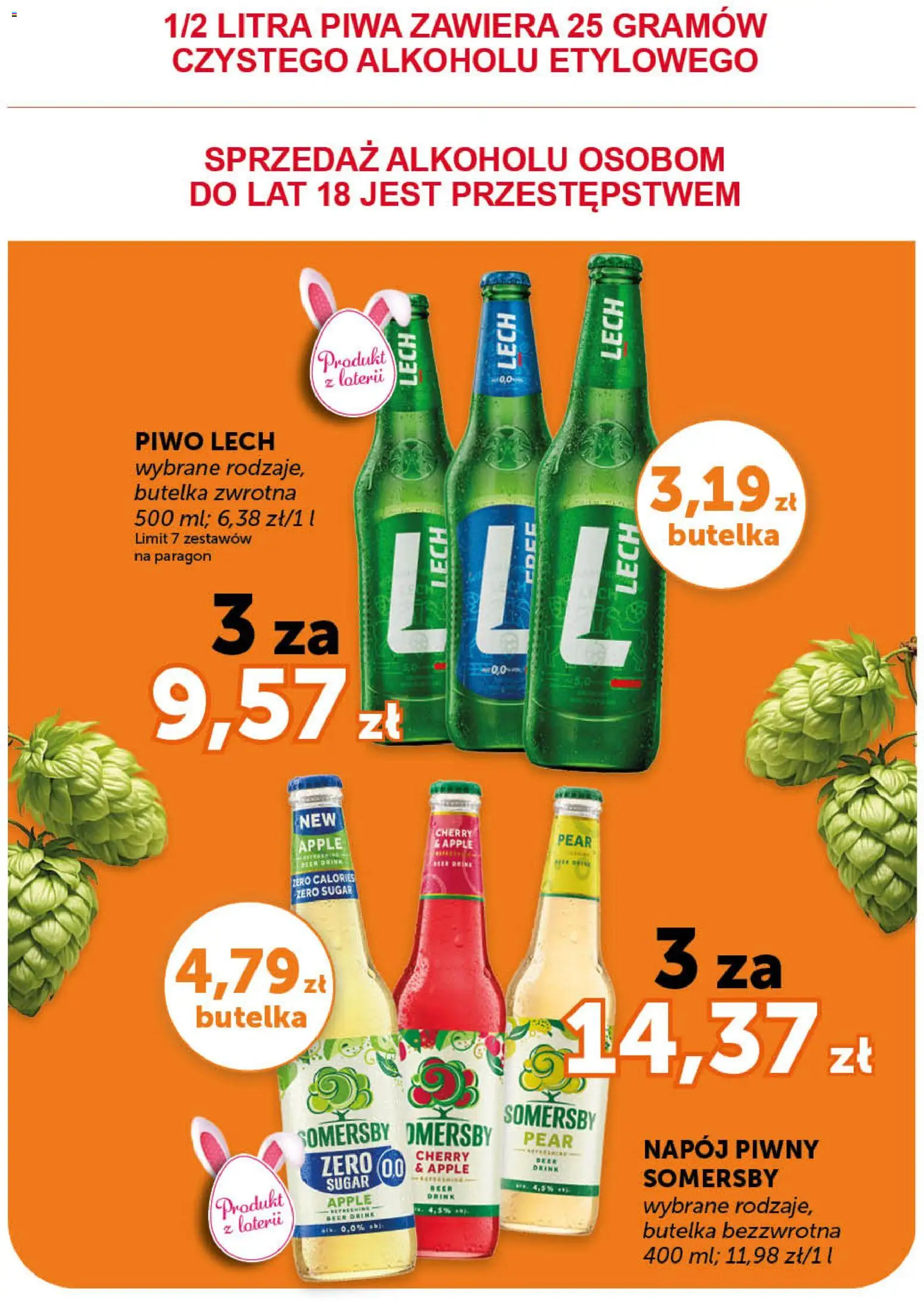 Euro Sklep gazetka - Market od 09.04.2026 | Strona: 10 | Produkty: Piwo, Somersby